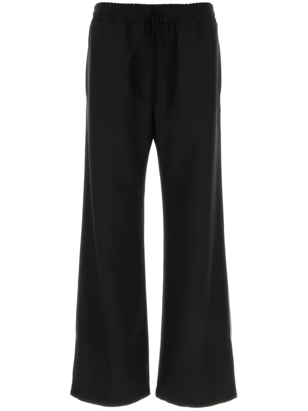 BLACK POLYESTER JERSEY BOTTOM PANTS made by Lord & Taylor