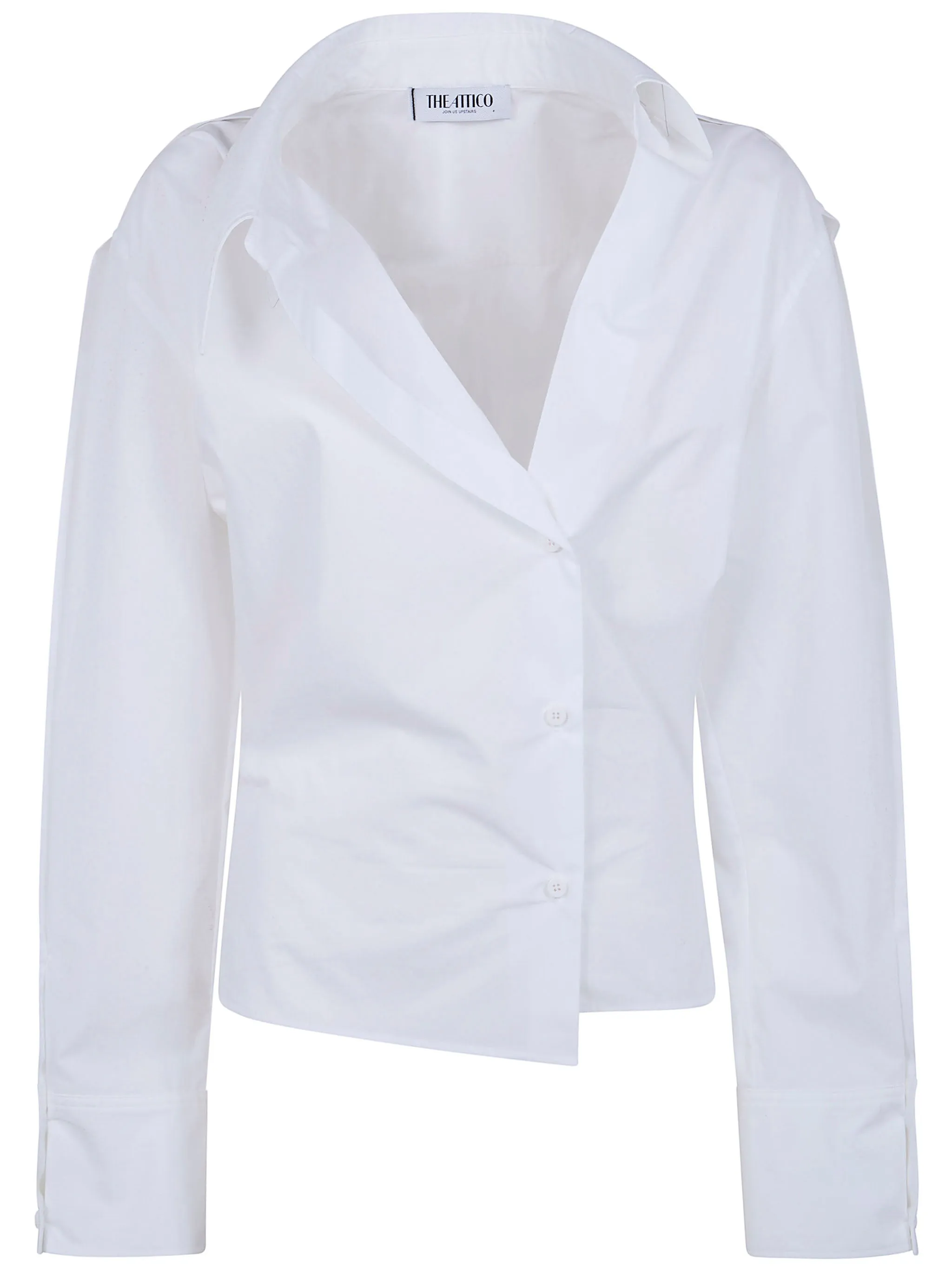 WHITE COTTON PLAIN SHIRT sold by Lord & Taylor