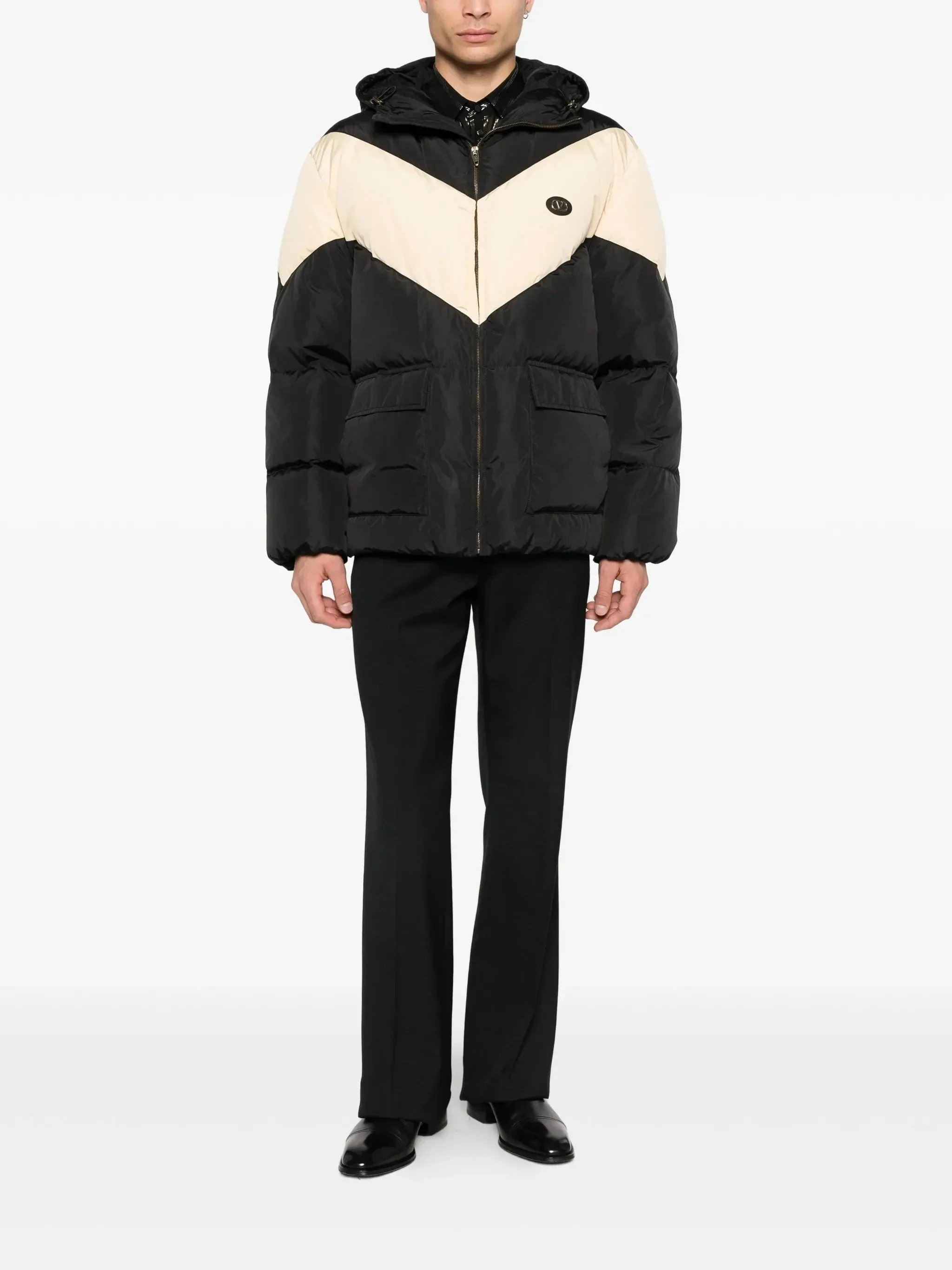 BLACK POLYAMIDE DOWN JACKET sold by Lord & Taylor product image thumbnail 3