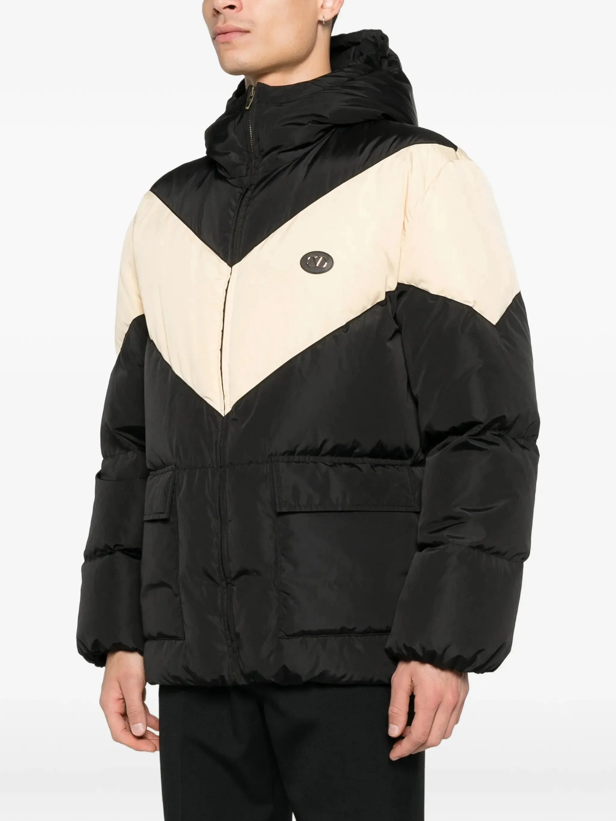 BLACK POLYAMIDE DOWN JACKET sold by Lord & Taylor product image thumbnail 4
