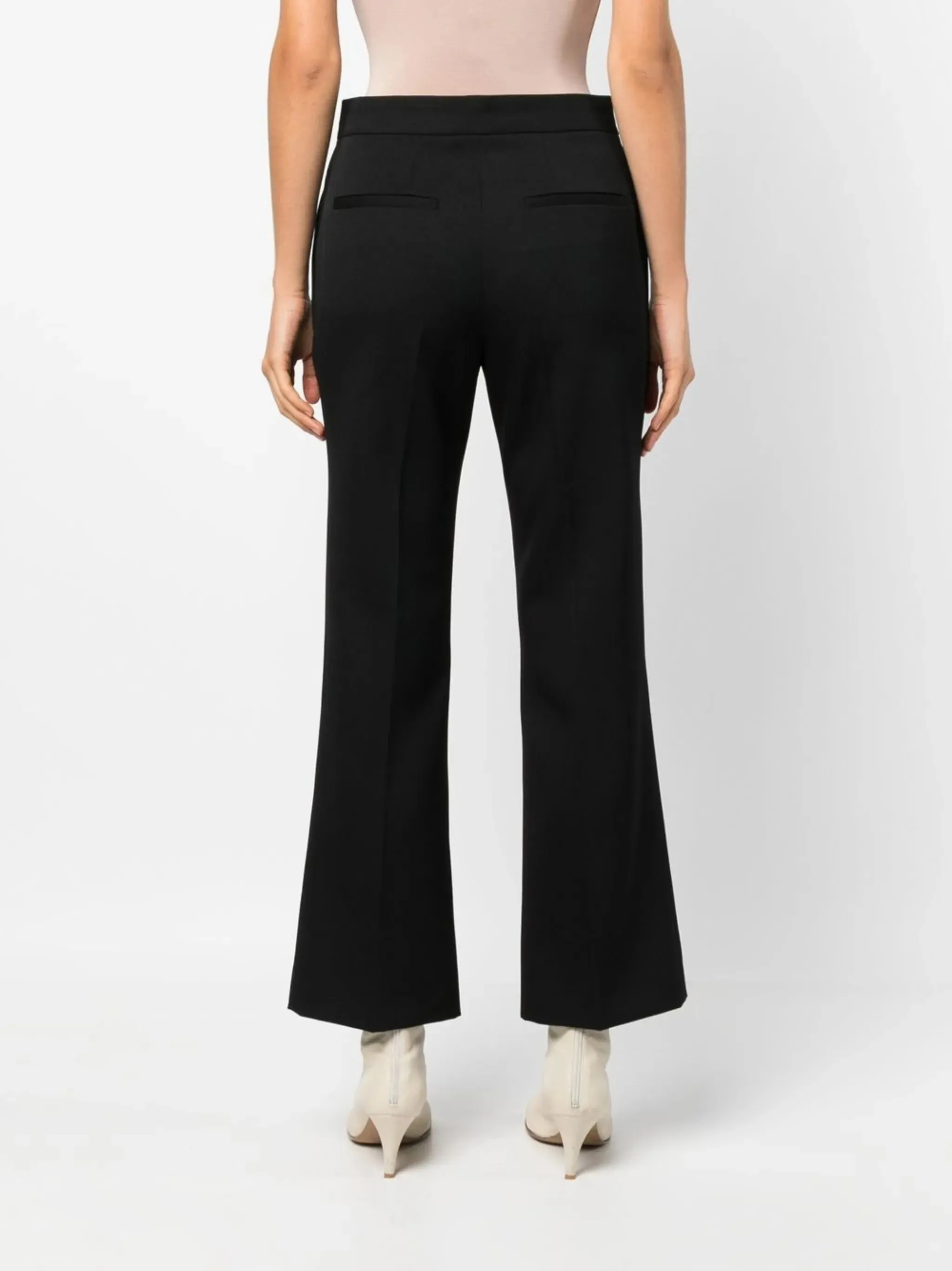 BLACK WOOL REGULAR STRAIGHT TROUSER sold by Lord & Taylor product image thumbnail 4