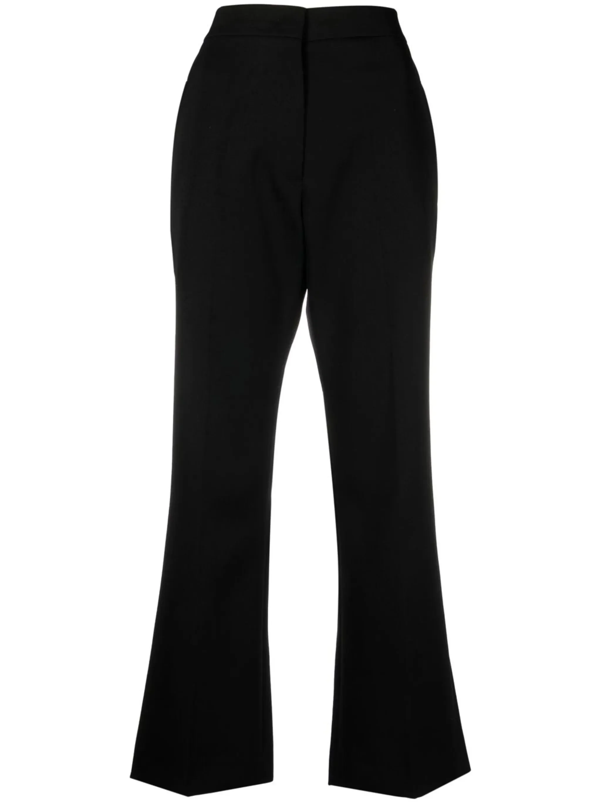 BLACK WOOL REGULAR STRAIGHT TROUSER sold by Lord & Taylor