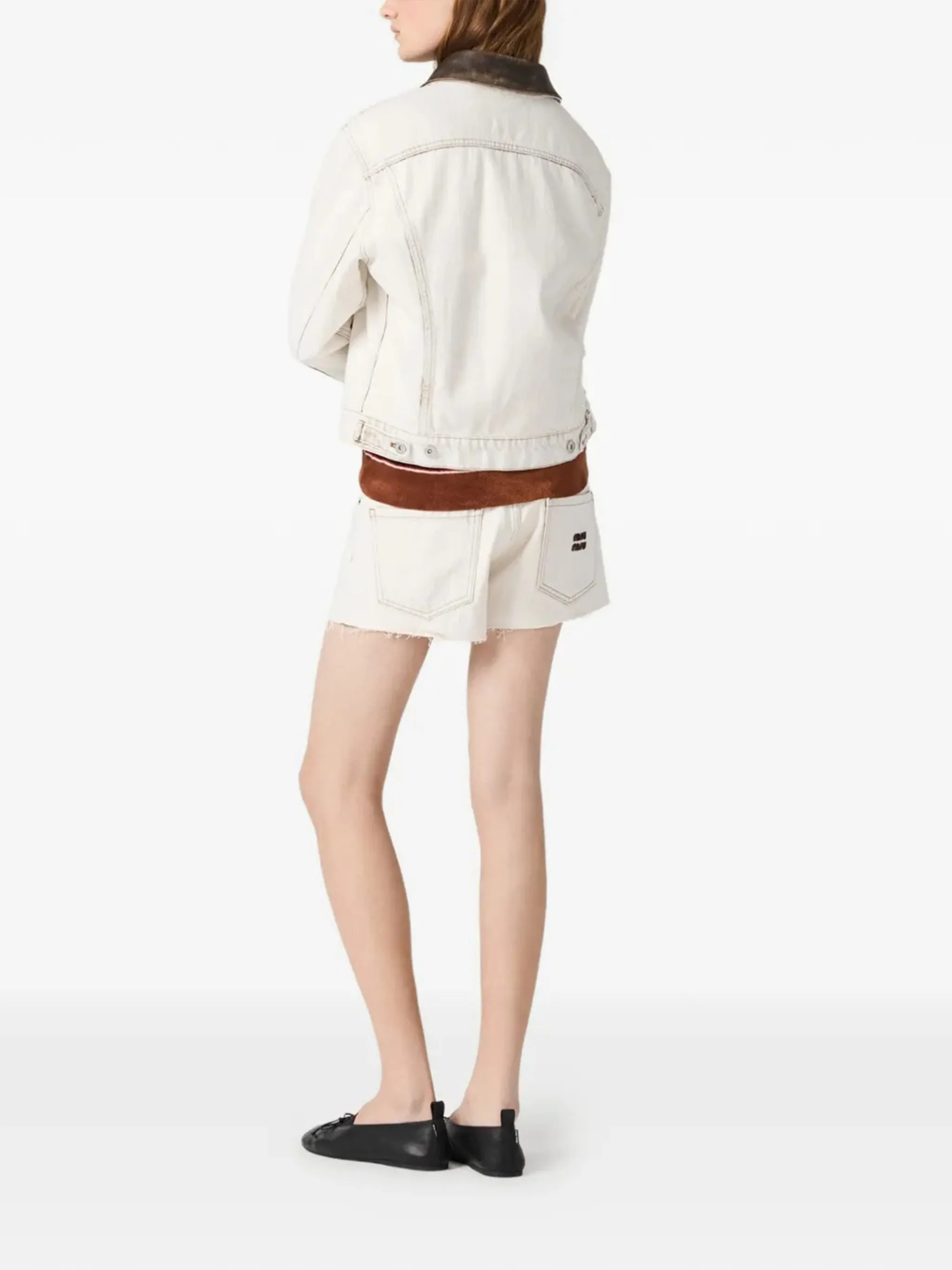 WHITE LEATHER PANTS sold by Lord & Taylor product image thumbnail 4