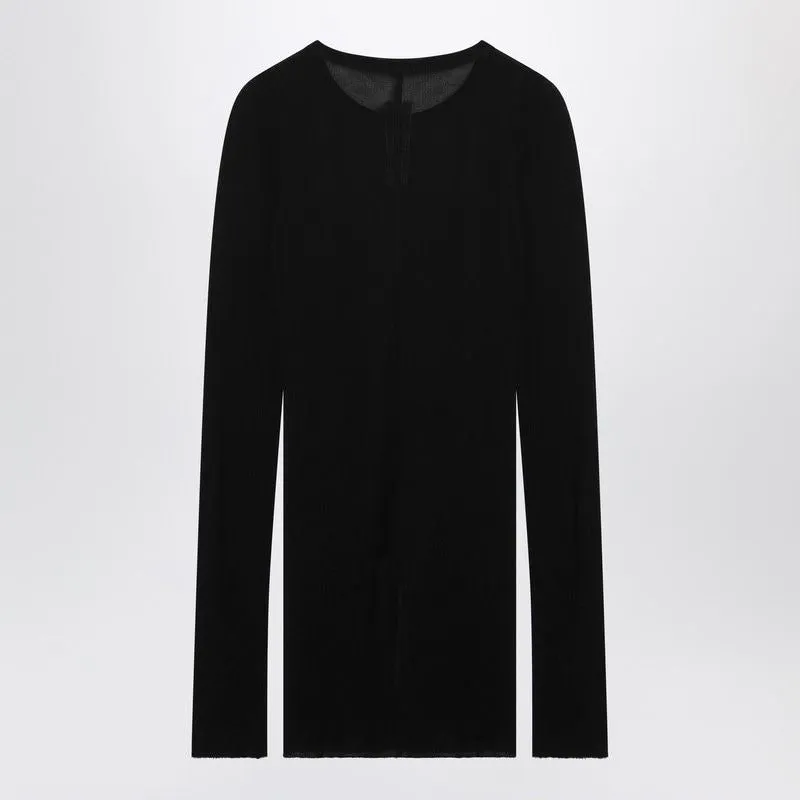 BLACK VISCOSE SILK RIB LS TSHIRT sold by Lord & Taylor product image thumbnail 2