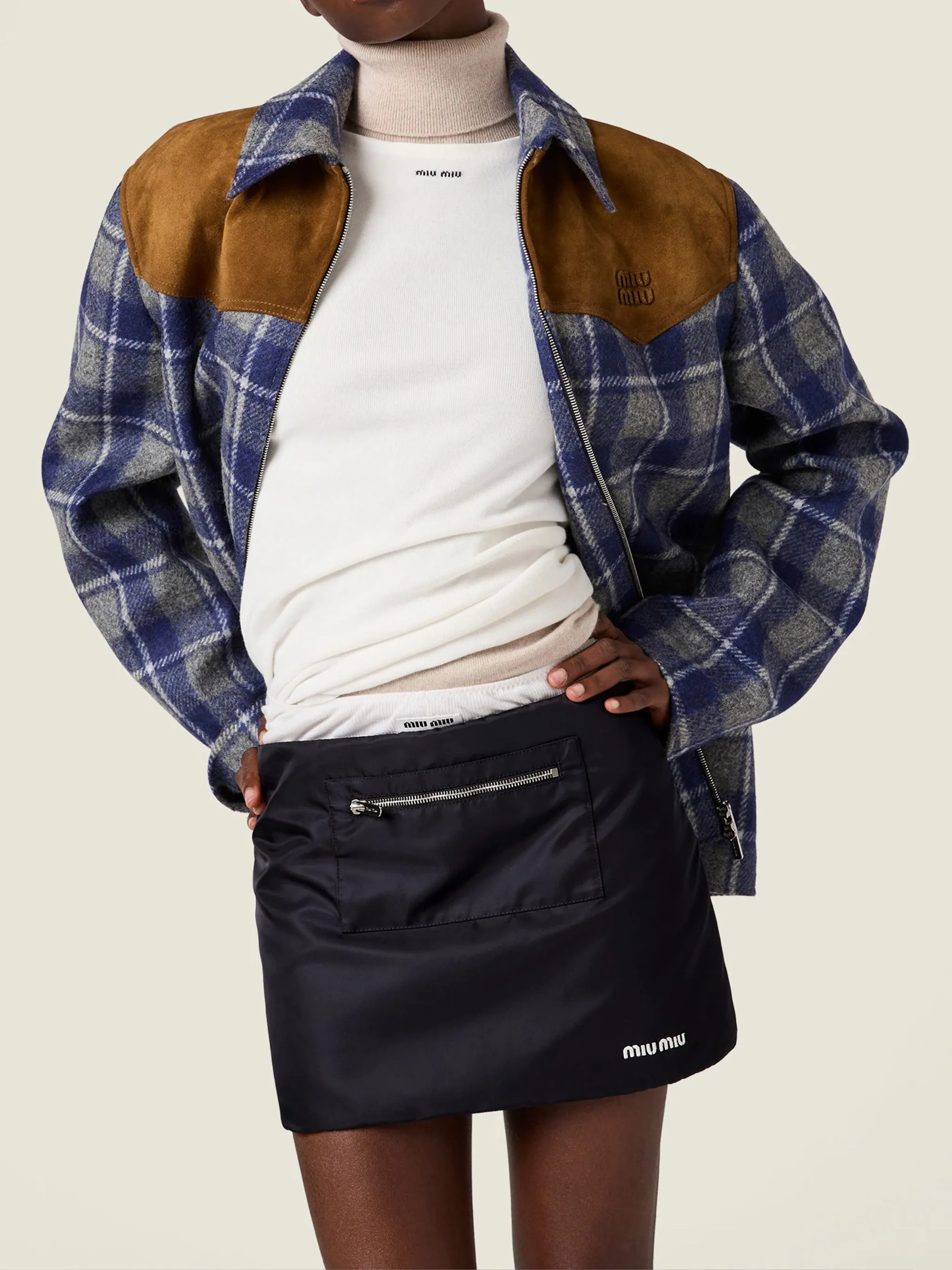 BLUE POLYAMIDE MIDI SKIRTS sold by Lord & Taylor product image thumbnail 2