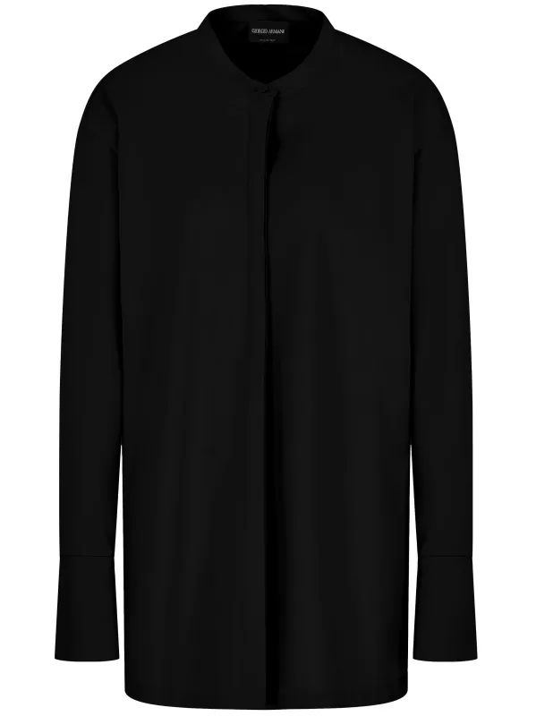 BLACK LONG SLEEVE BLOUSE PLAIN sold by Lord & Taylor