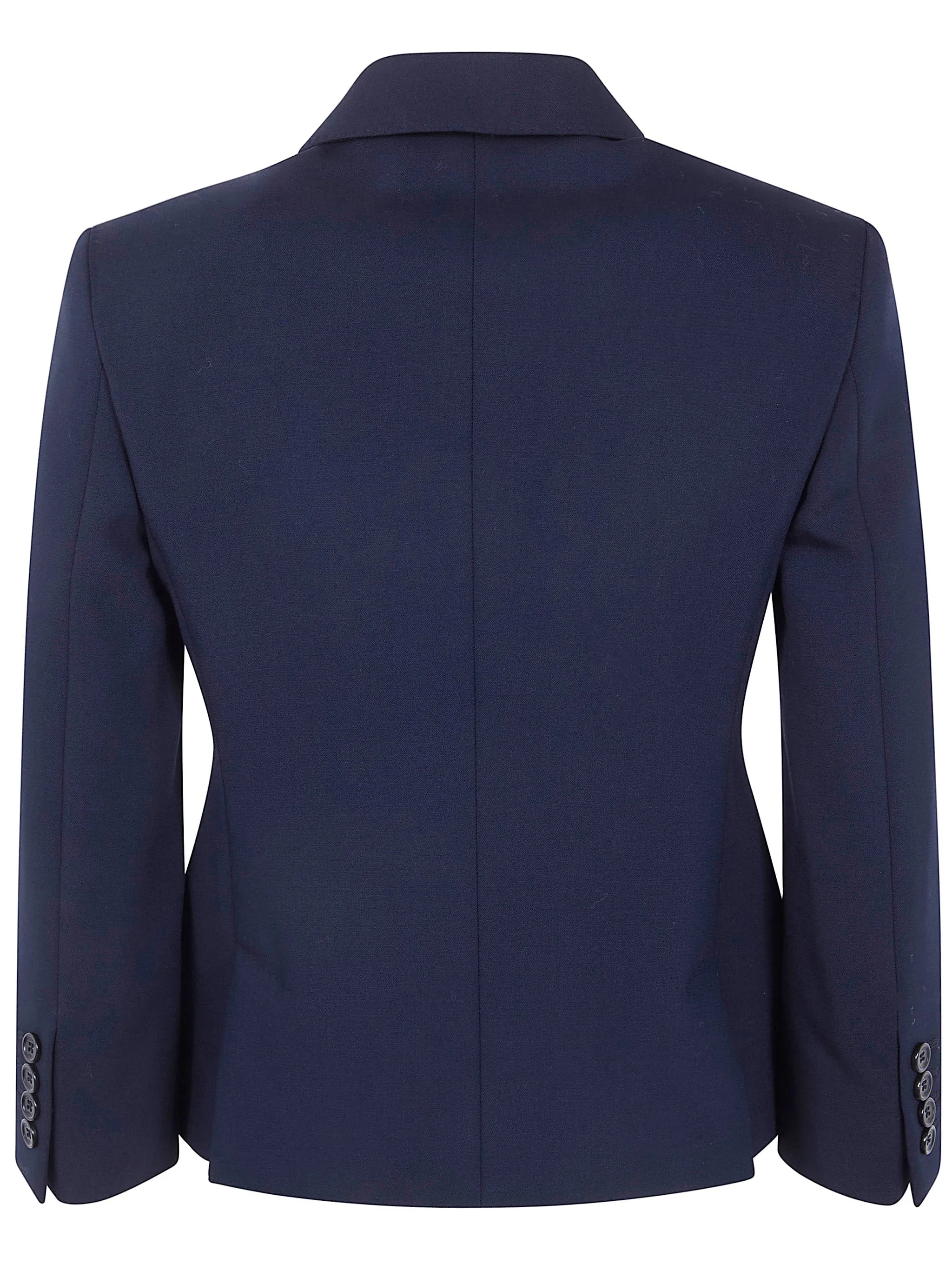 BLUE WOOL ELASTANE CROPPED BLAZER sold by Lord & Taylor product image thumbnail 2