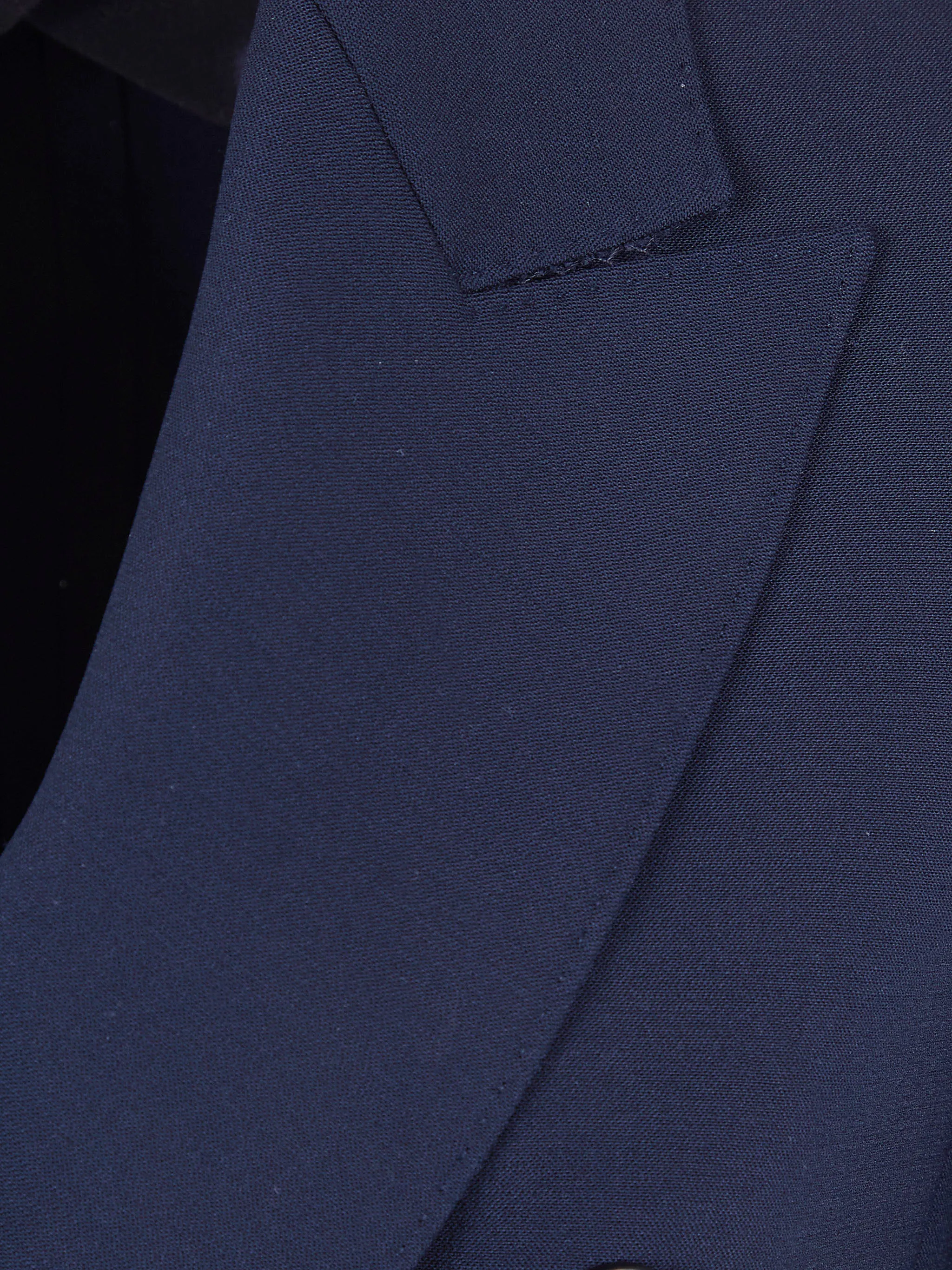 BLUE WOOL ELASTANE CROPPED BLAZER sold by Lord & Taylor product image thumbnail 3