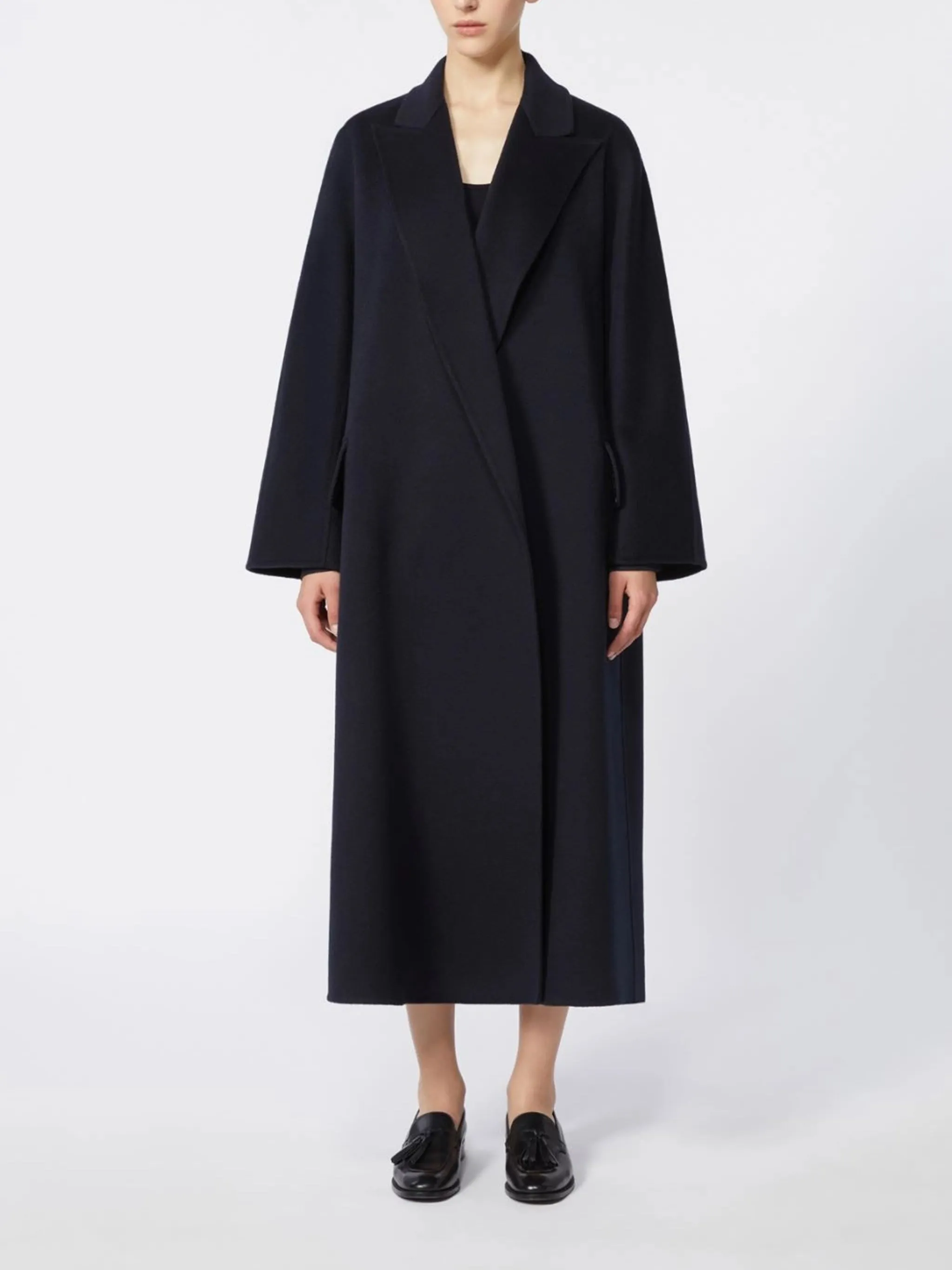 BLUE CASHMERE OVERSIZED COAT sold by Lord & Taylor product image thumbnail 2