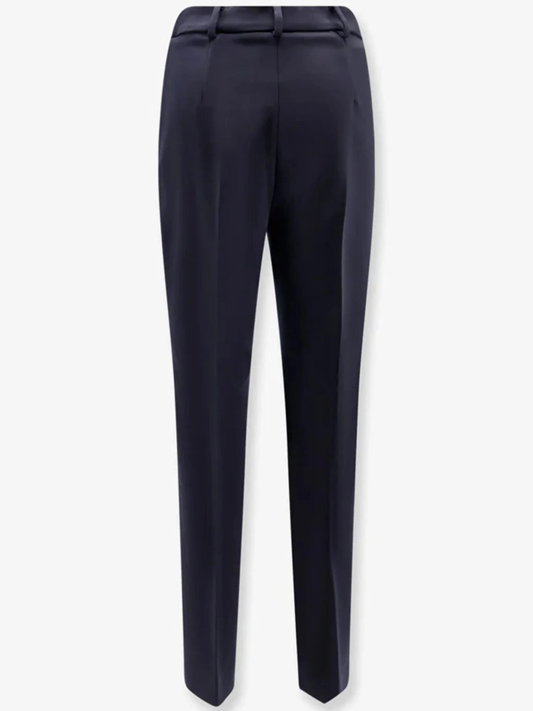 BLUE WOOL ELASTANE CROPPED PANTS sold by Lord & Taylor product image thumbnail 2