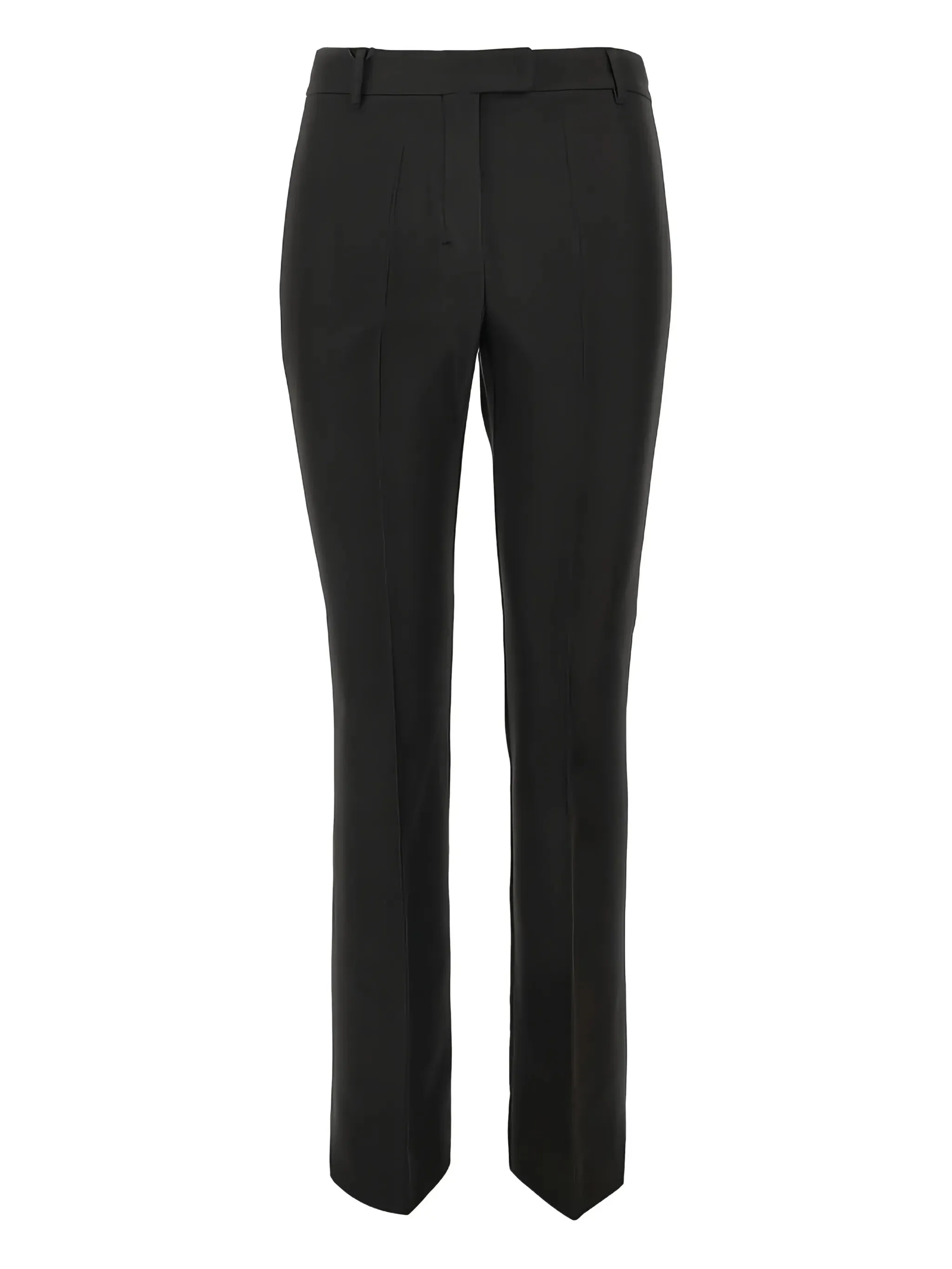 BLACK VISCOSE COTTON STRAIGHT PANTS sold by Lord & Taylor