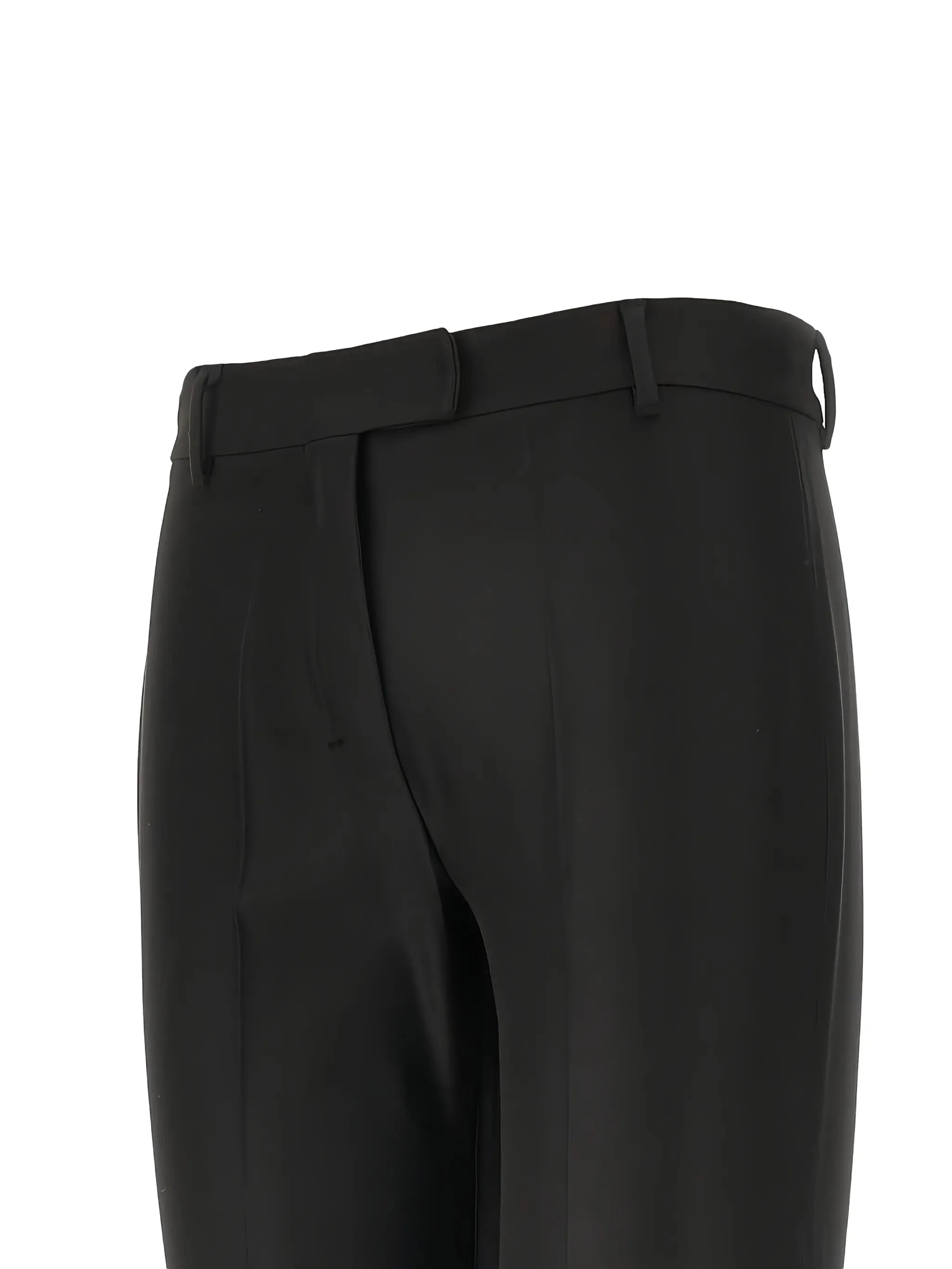 BLACK VISCOSE COTTON STRAIGHT PANTS sold by Lord & Taylor product image thumbnail 2
