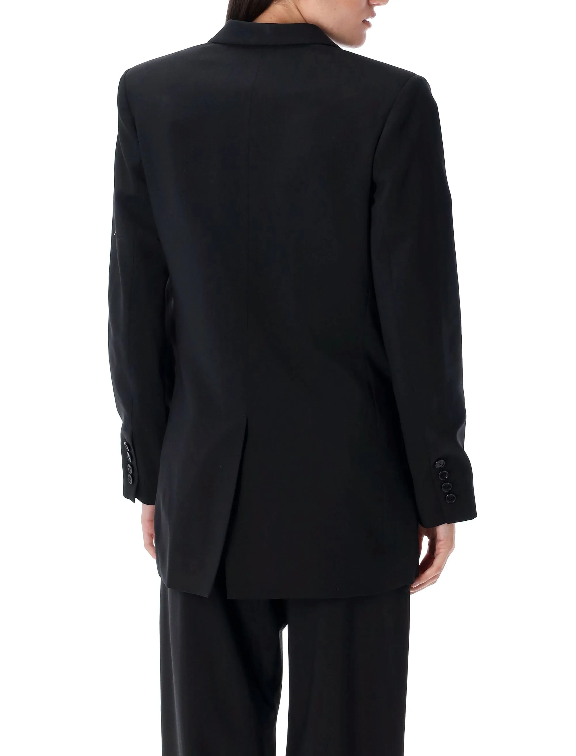 BLACK WOOL ELASTANE BLAZER sold by Lord & Taylor product image thumbnail 2