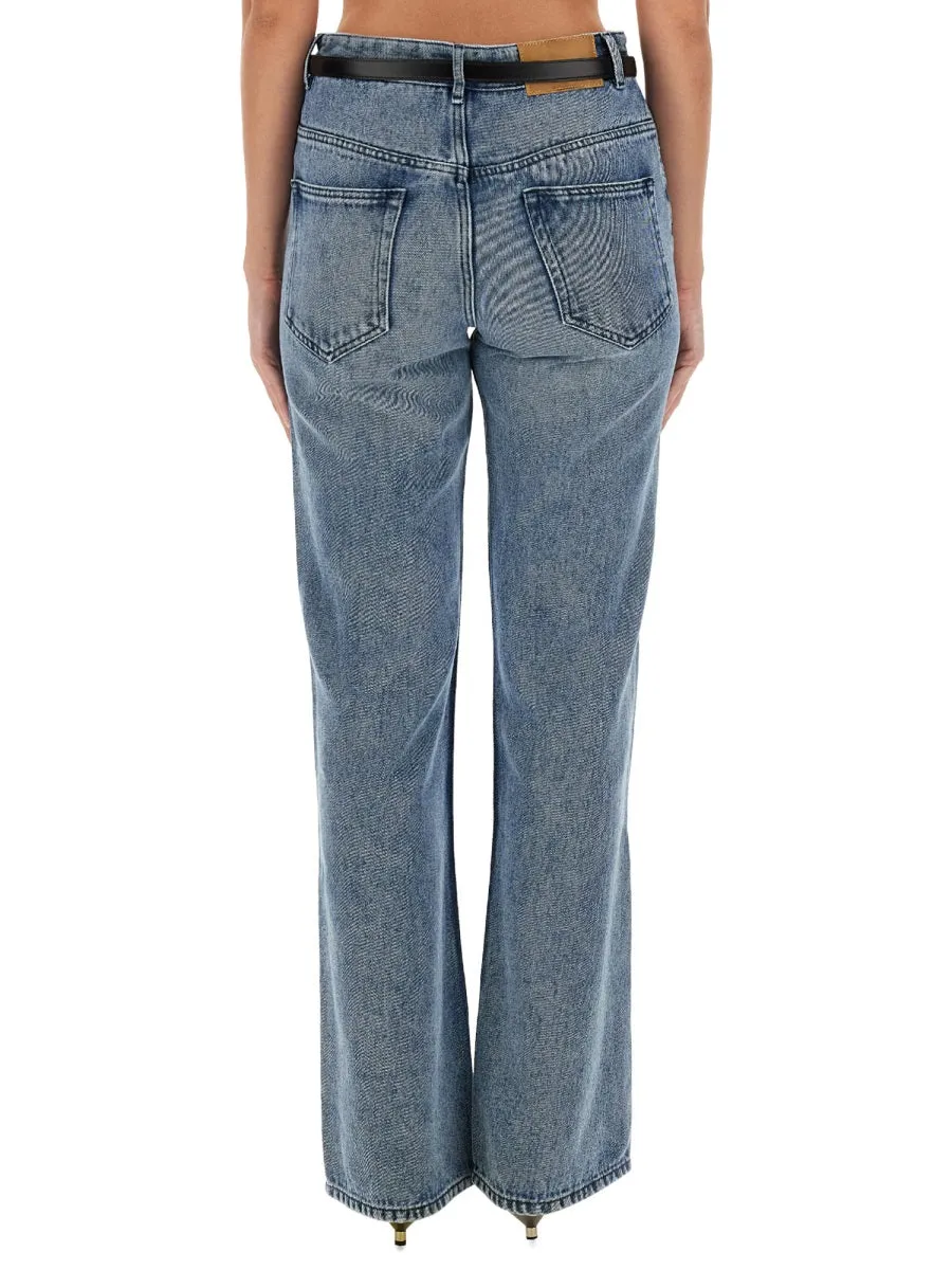BLUE LYOCELL COTTON BOOTCUT JEANS sold by Lord & Taylor product image thumbnail 5