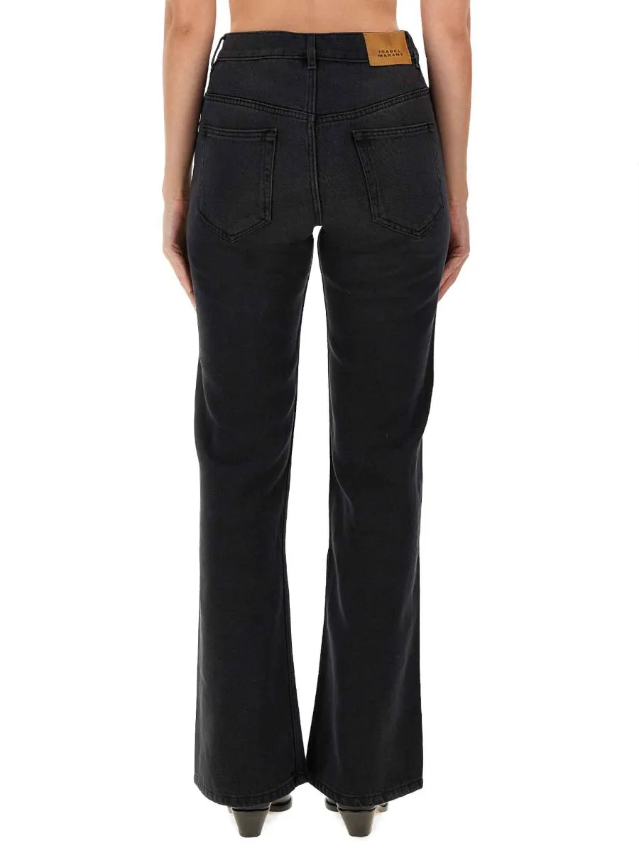 BLACK LYOCELL COTTON BOOTCUT JEANS sold by Lord & Taylor product image thumbnail 5