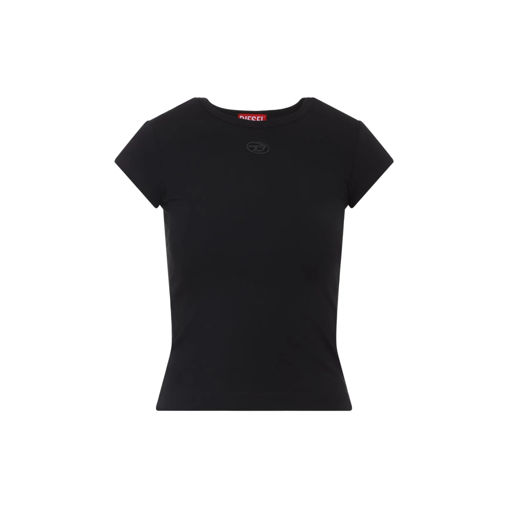 BLACK COTTON ELASTANE OVAL T-SHIRTS sold by Lord & Taylor product image thumbnail 2