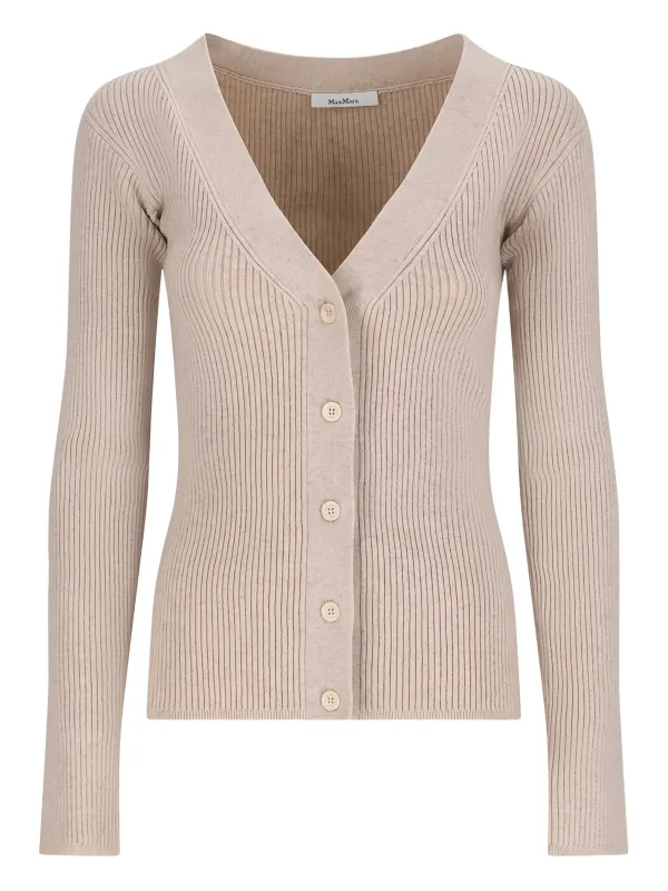 NUDE NEUTRALS WOOL CASHMERE CARDIGAN made by MaxMara