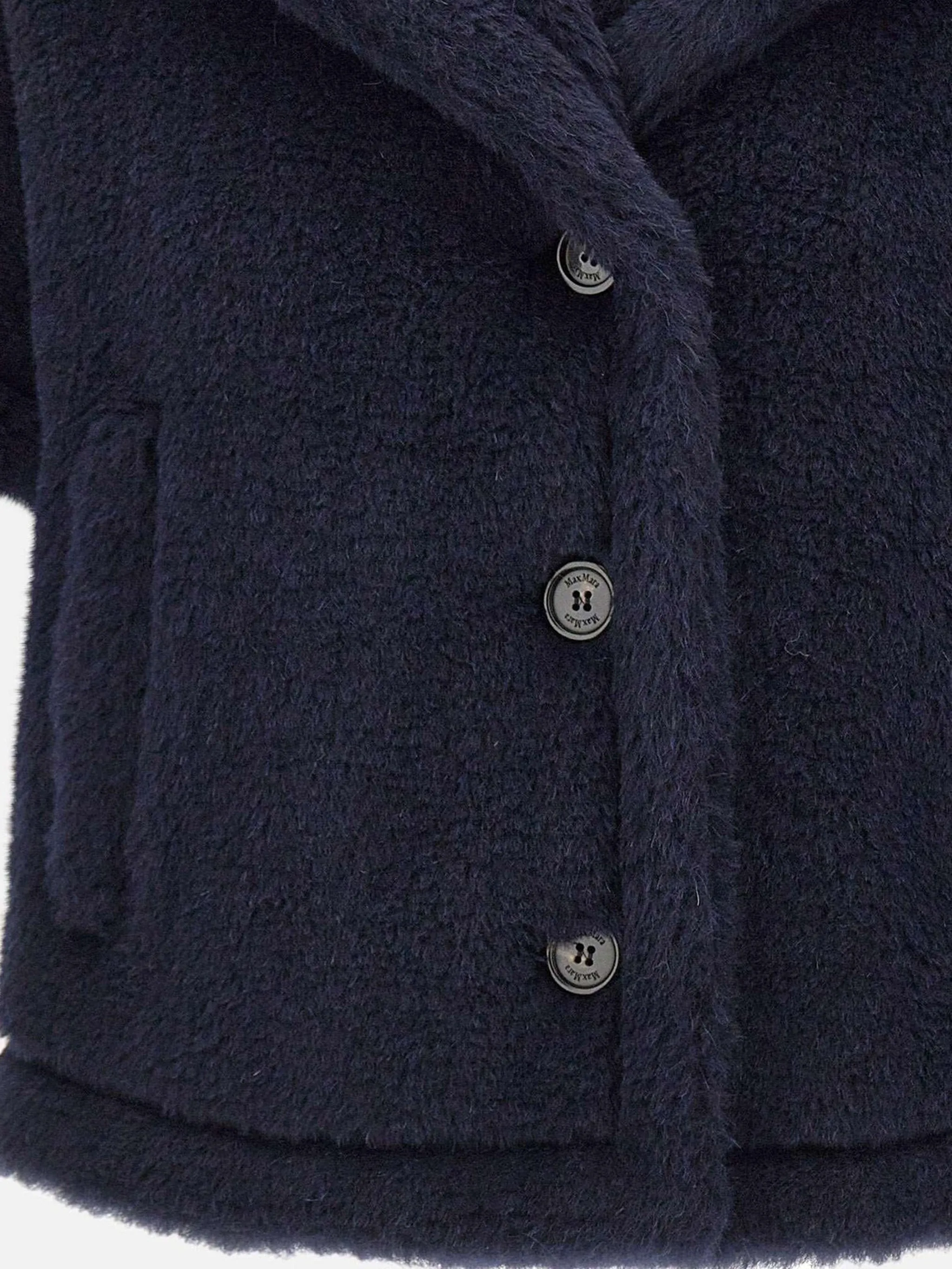 BLUE SILK WOOL COAT sold by Lord & Taylor product image thumbnail 4