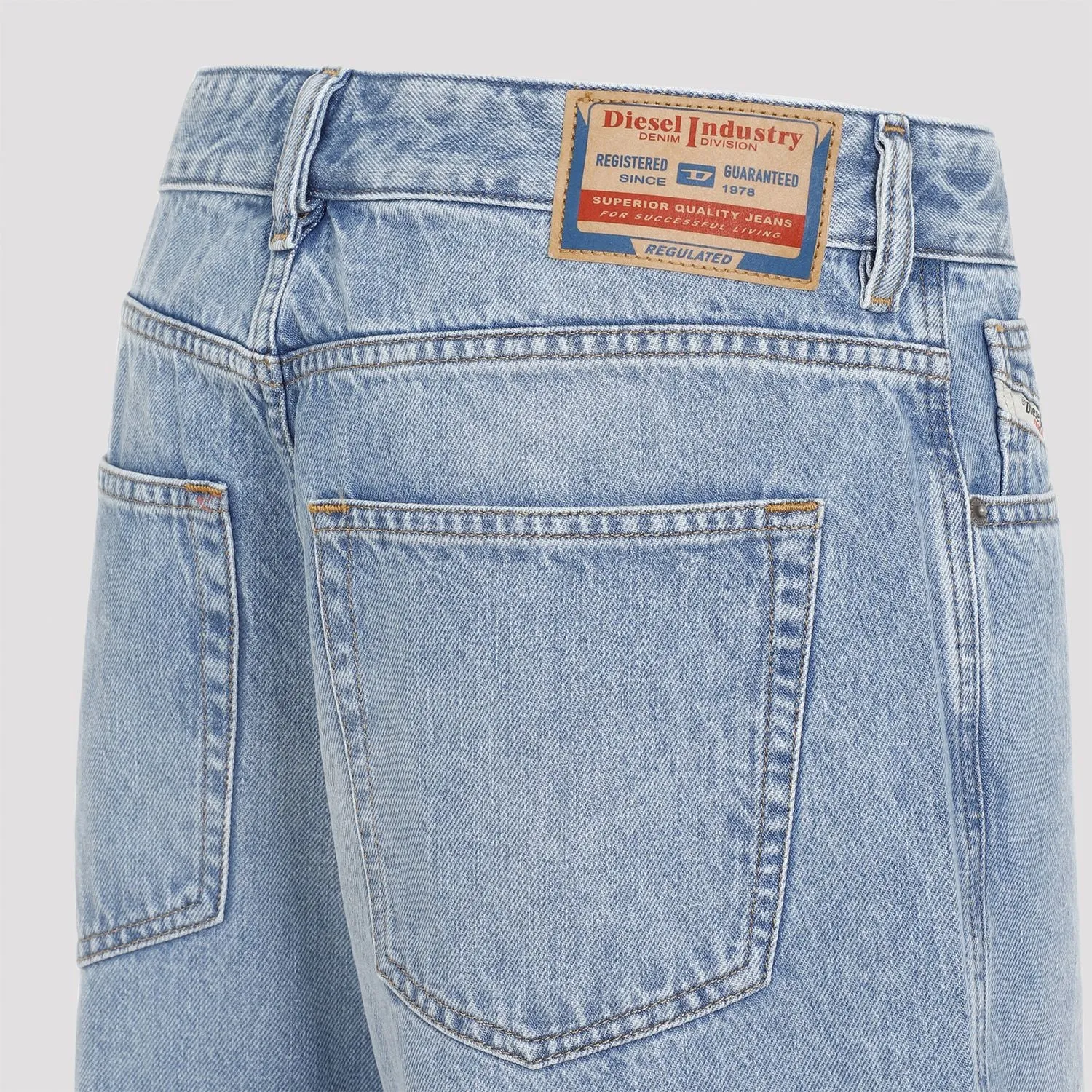 BLUE COTTON SKINNY JEANS sold by Lord & Taylor product image thumbnail 4