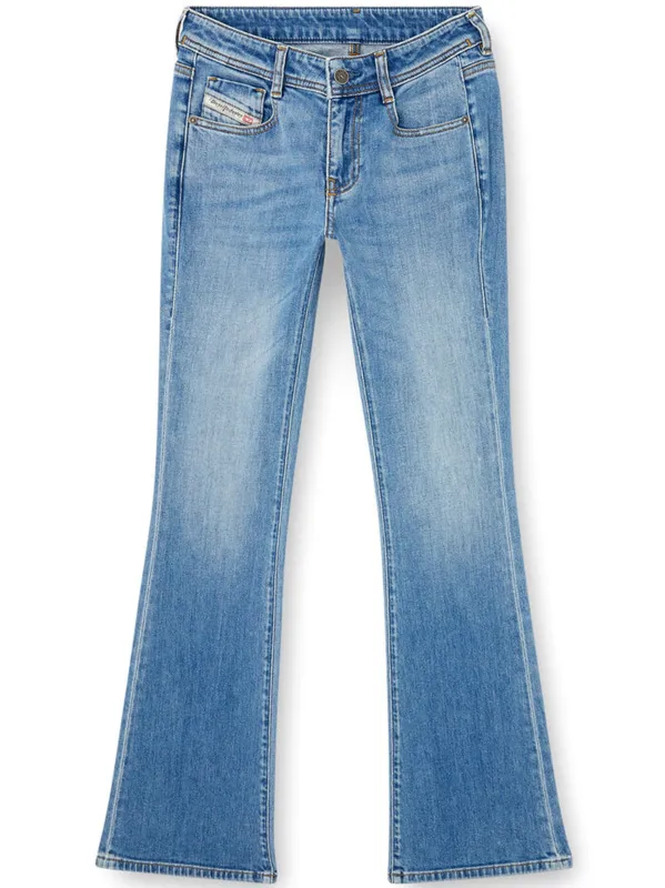 BLUE COTTON ELASTANE FLARED JEANS sold by Lord & Taylor