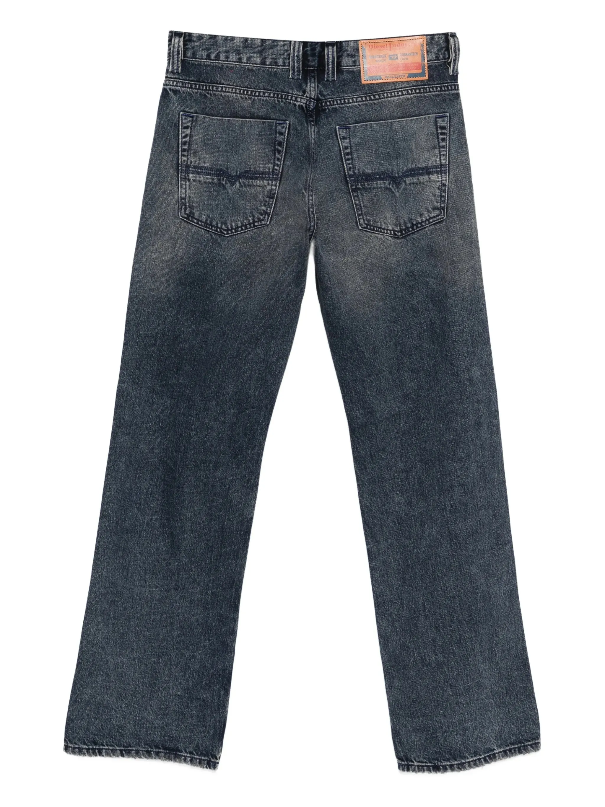 BLUE COTTON WIDE LEG JEANS sold by Lord & Taylor product image thumbnail 2