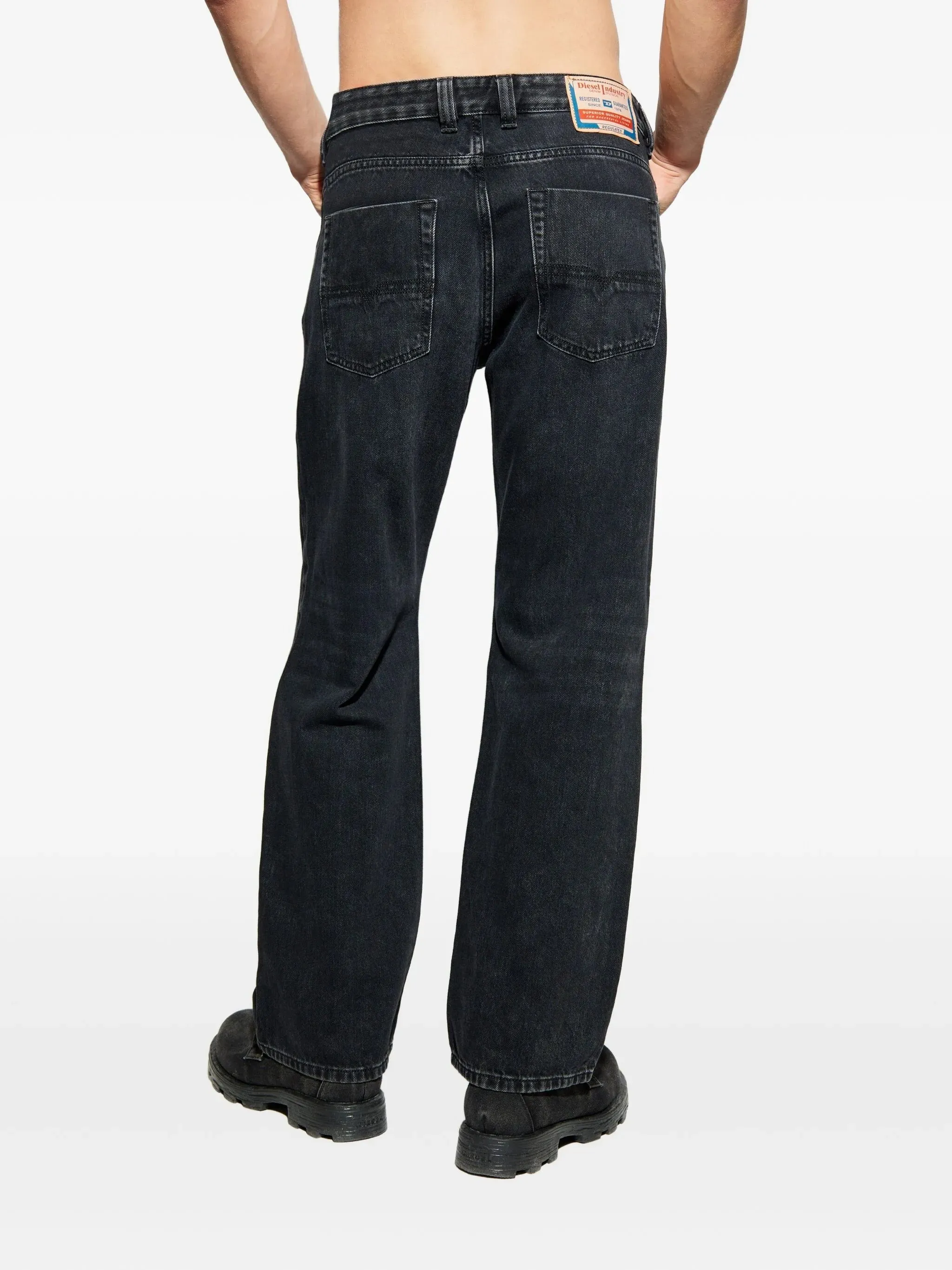 BLACK COTTON LYOCELL WIDE JEANS sold by Lord & Taylor product image thumbnail 4