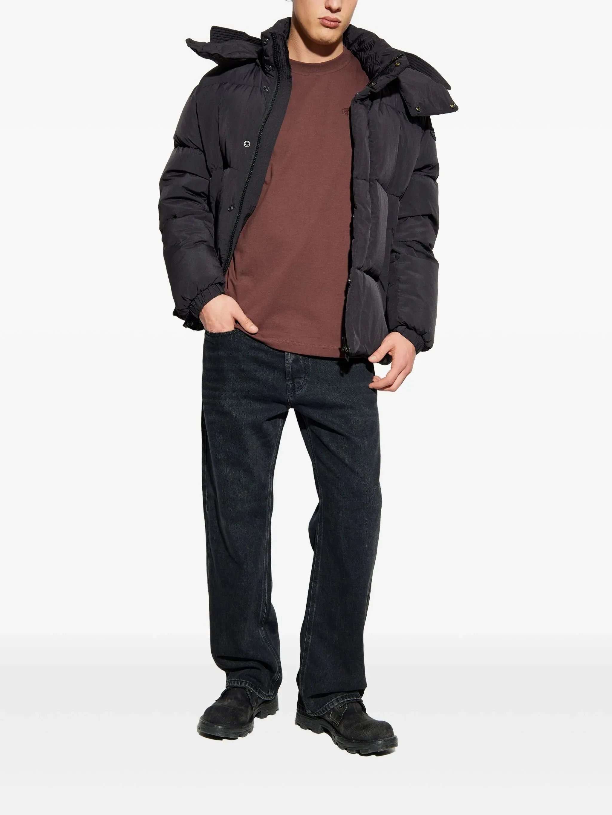 BLACK COTTON LYOCELL WIDE JEANS sold by Lord & Taylor product image thumbnail 2