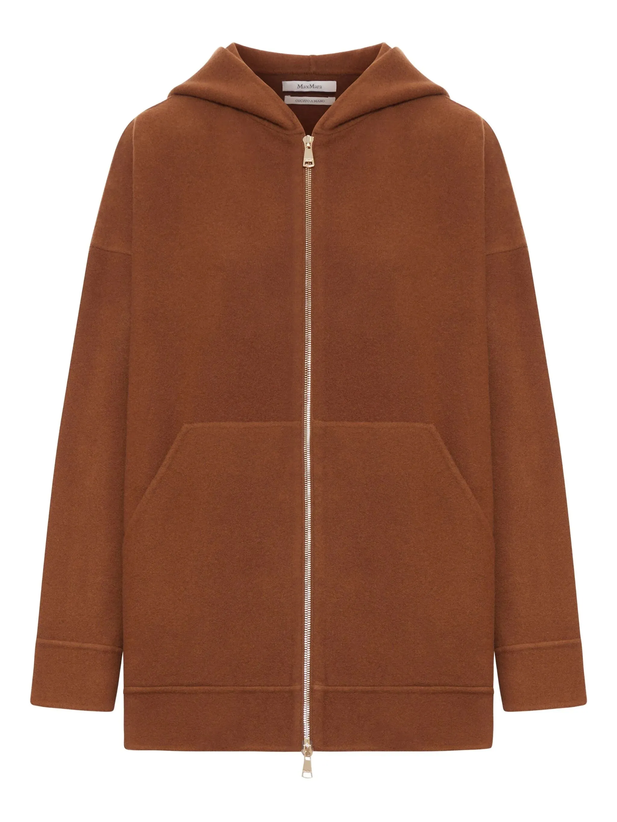 BLACK VIRGIN WOOL CASHMERE ZIP sold by Lord & Taylor