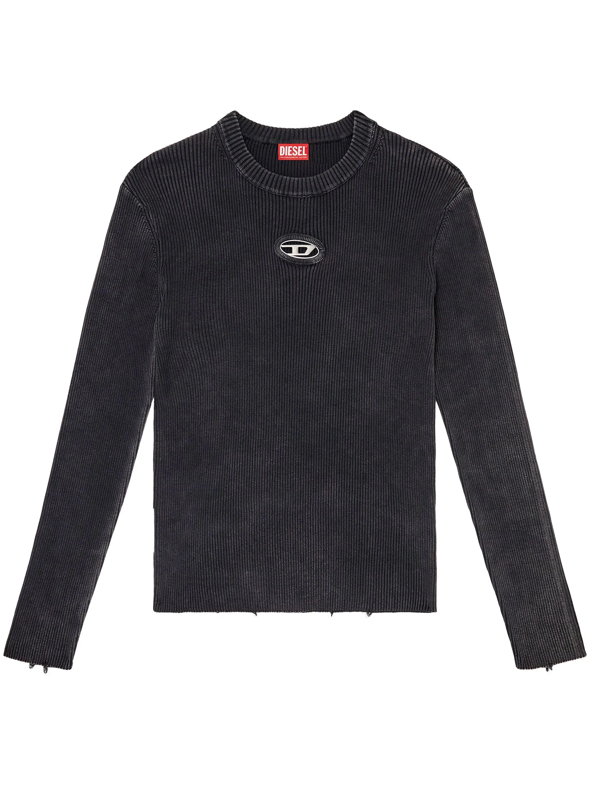 BLACK COTTON NYLON SWEATER sold by Lord & Taylor