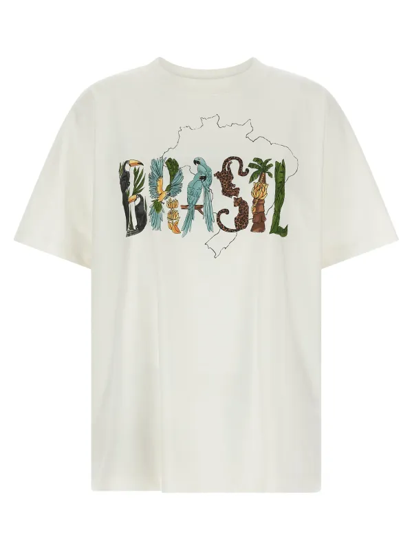 'Off-White Brasil' T-shirt made by FARM Rio