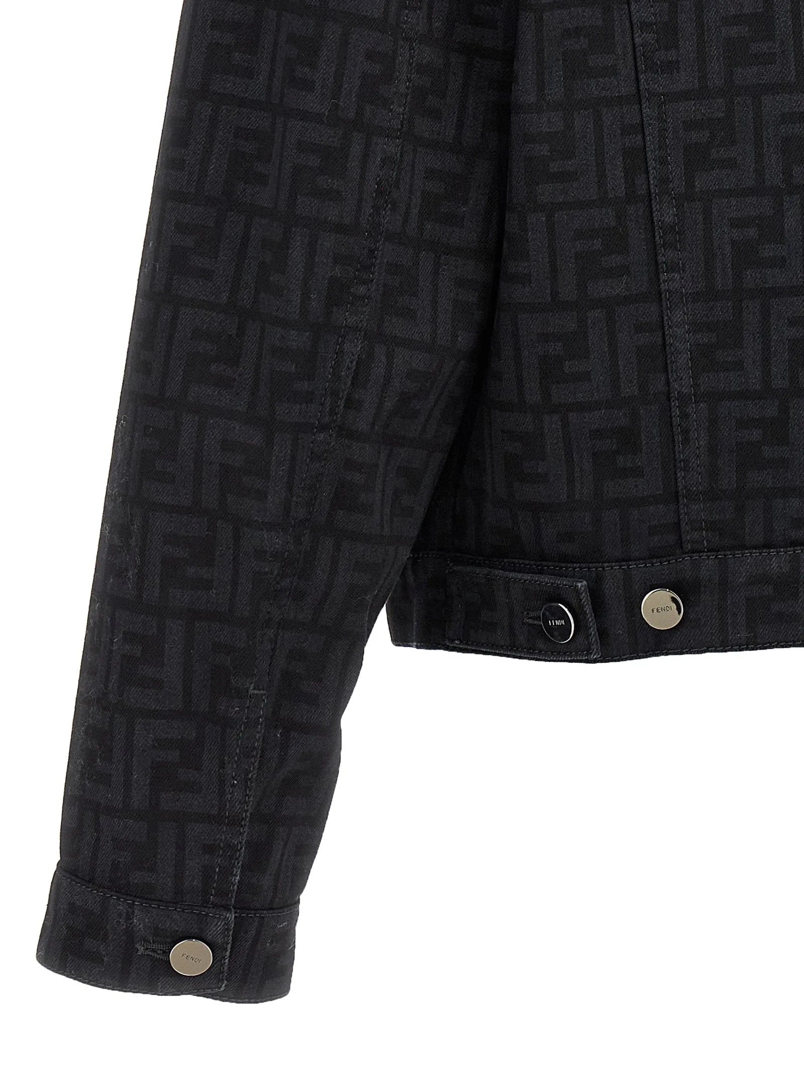 'FF' denim jacket sold by Lord & Taylor product image thumbnail 4