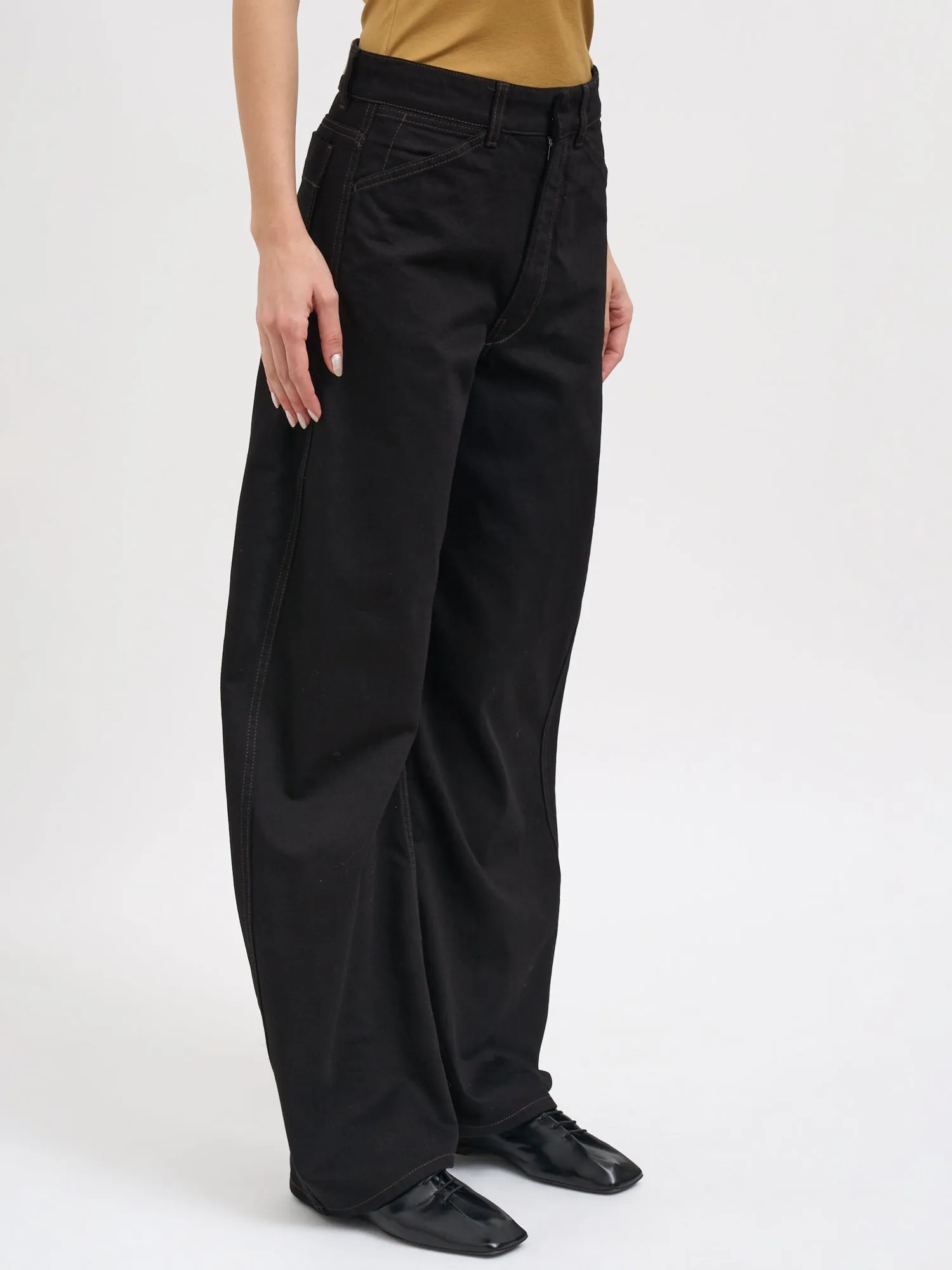 PANTALONI A VITA ALTA RICURVI sold by Lord & Taylor product image thumbnail 2