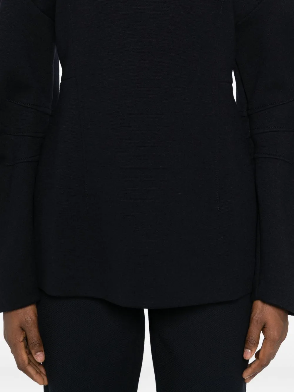 CREW NECK SWEATER IN WOOL AND COTTON sold by Lord & Taylor product image thumbnail 5