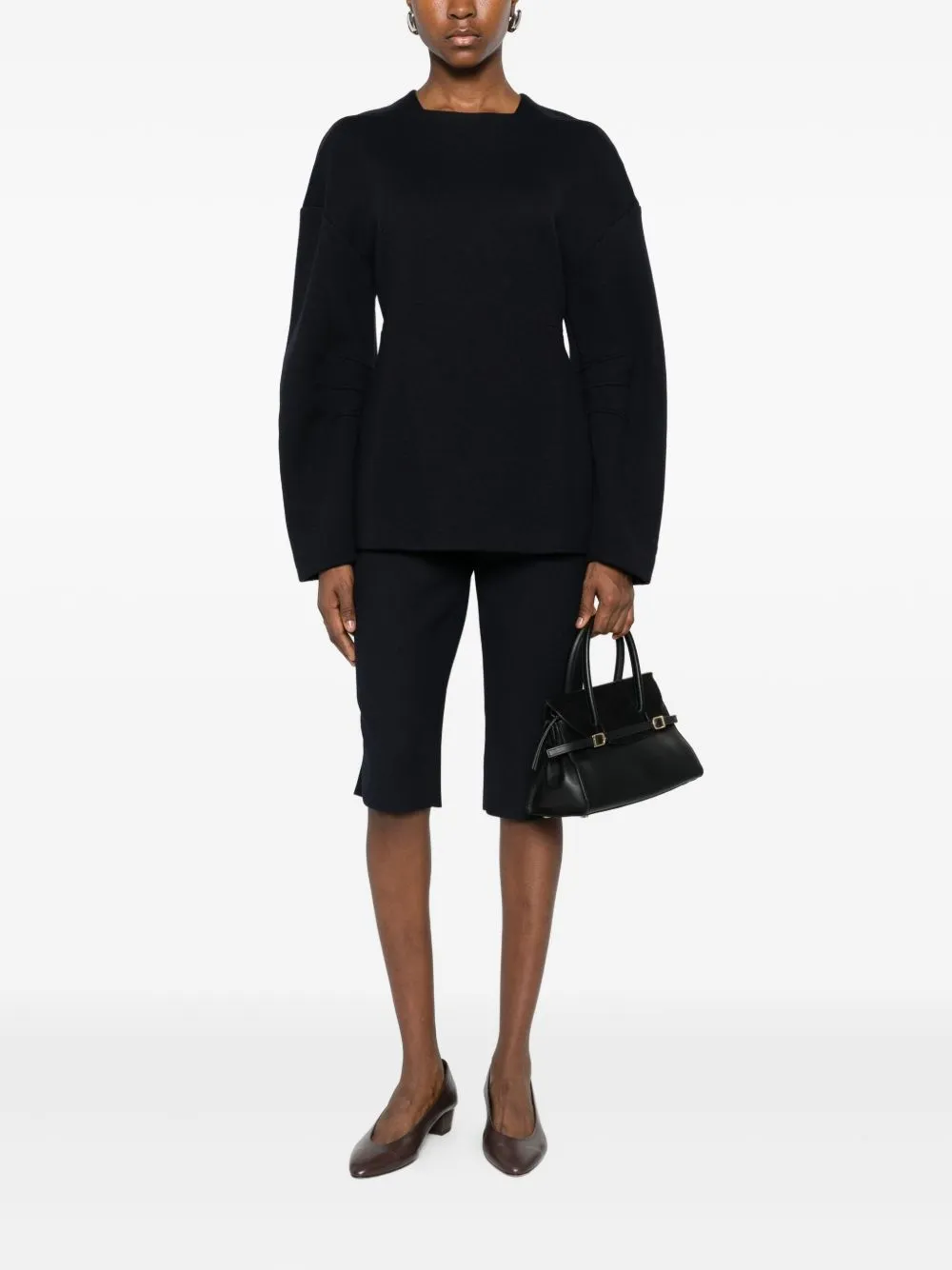 CREW NECK SWEATER IN WOOL AND COTTON sold by Lord & Taylor product image thumbnail 3