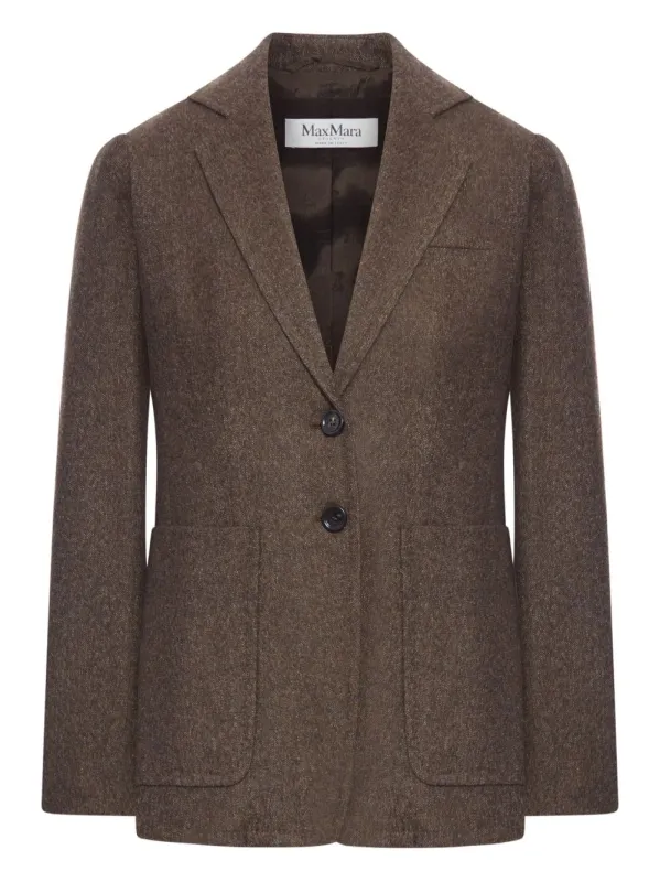 WOOL SINGLE-BREASTED JACKET made by MaxMara