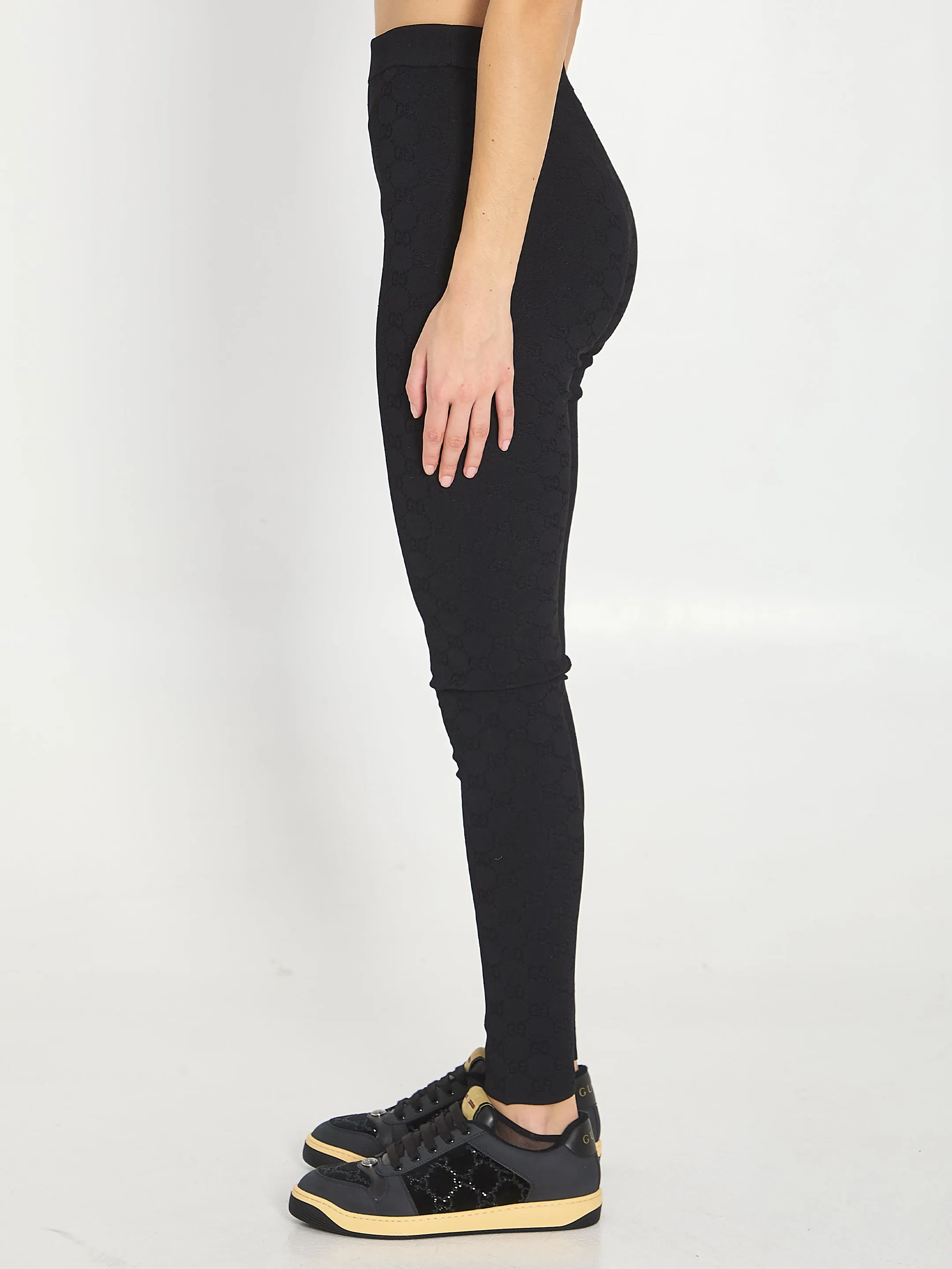 GG JACQUARD ELASTIC LEGGINGS sold by Lord & Taylor product image thumbnail 3