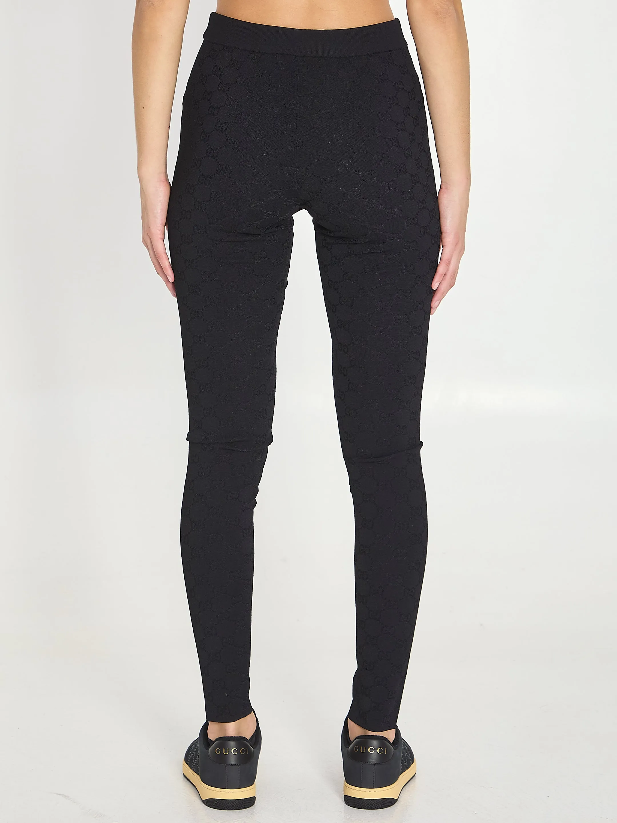 GG JACQUARD ELASTIC LEGGINGS sold by Lord & Taylor product image thumbnail 4