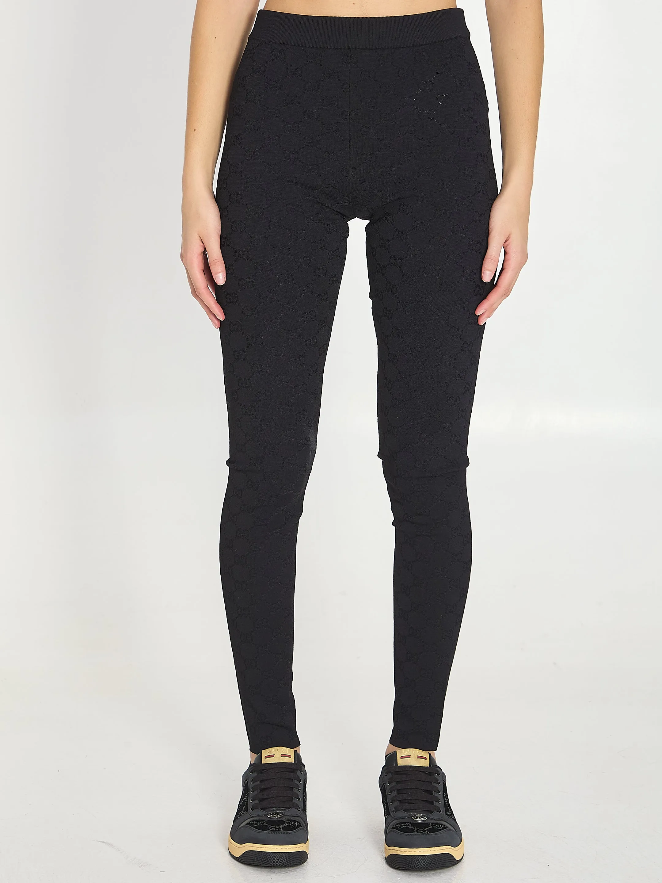 GG JACQUARD ELASTIC LEGGINGS sold by Lord & Taylor