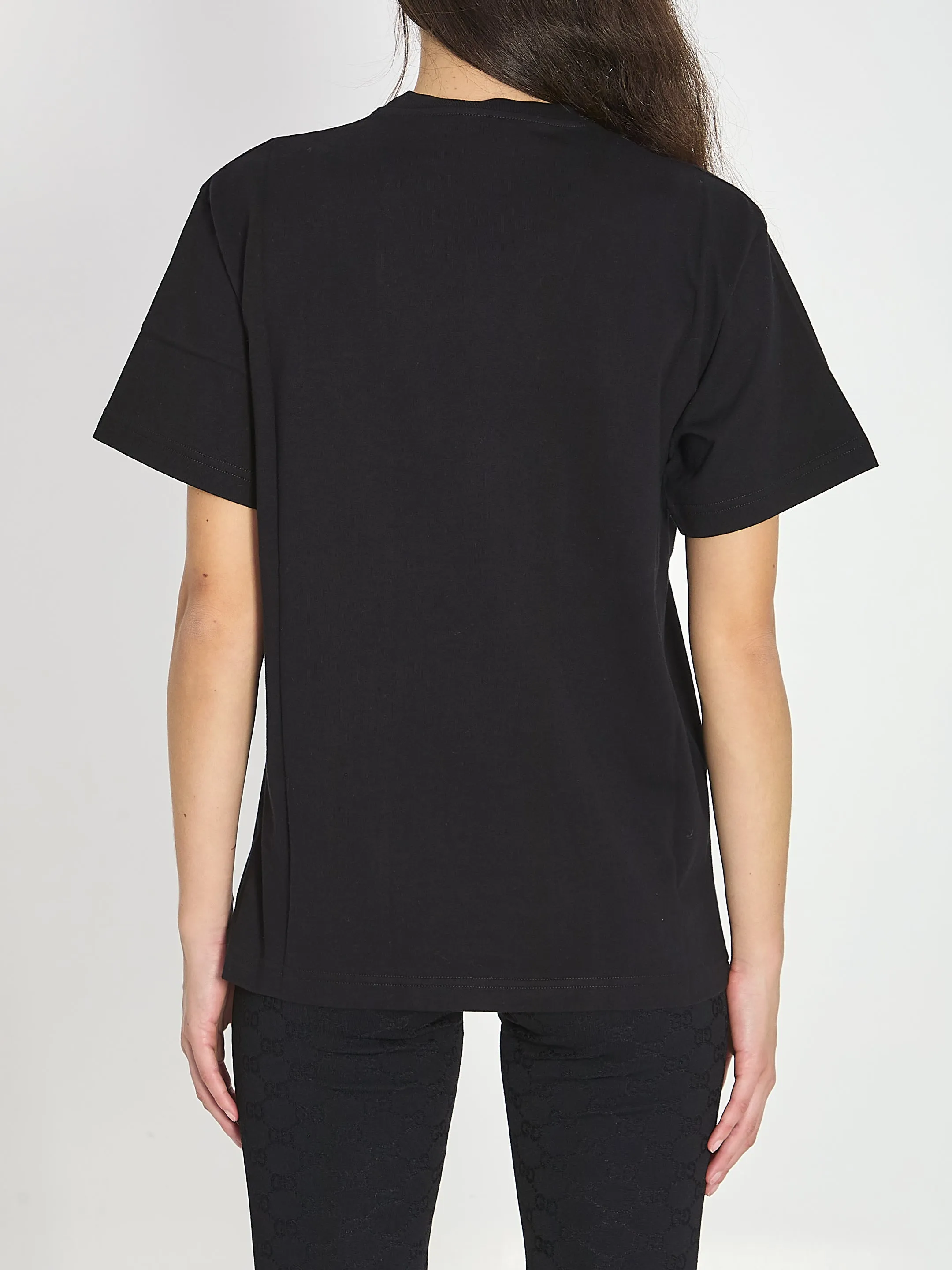 COTTON JERSEY T-SHIRT WITH EMBROIDERY sold by Lord & Taylor product image thumbnail 4