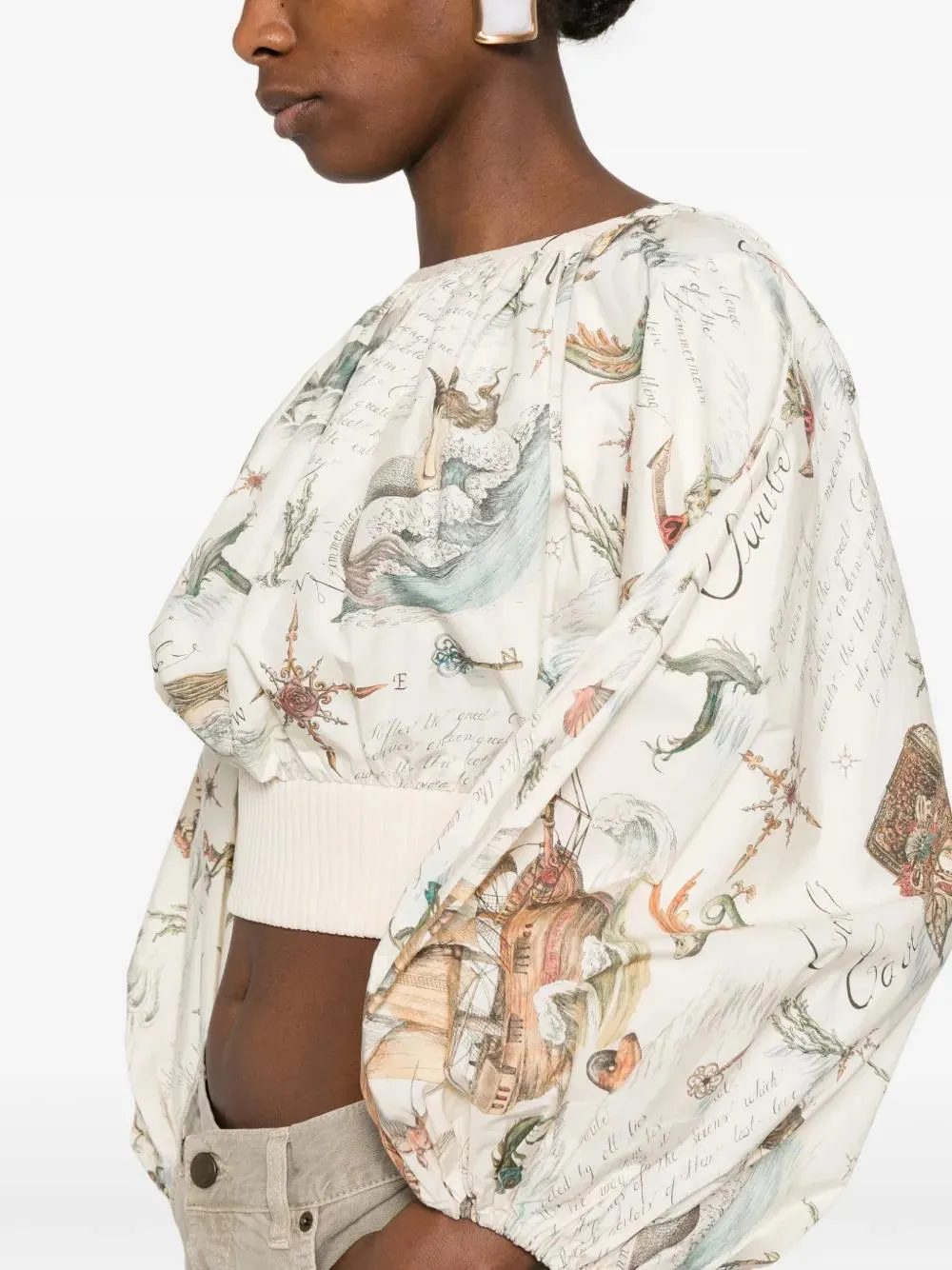 PRINTED BLOUSE sold by Lord & Taylor product image thumbnail 5