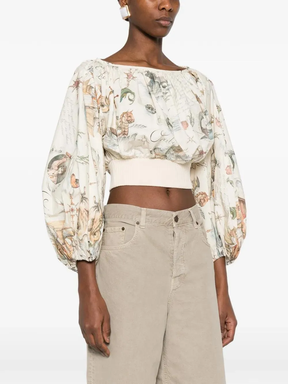 PRINTED BLOUSE sold by Lord & Taylor product image thumbnail 3