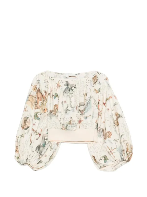 PRINTED BLOUSE sold by Lord & Taylor