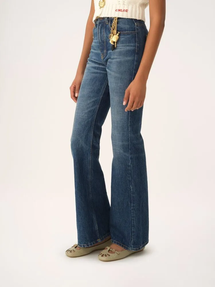 BLUE COTTON DENIM JEANS sold by Lord & Taylor product image thumbnail 2