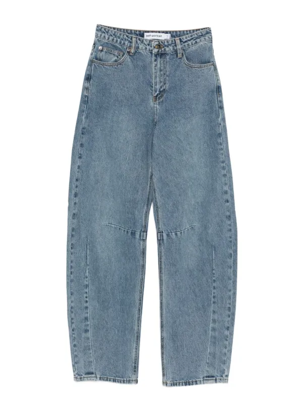 WIDE LEG DENIM JEANS made by Self-Portrait