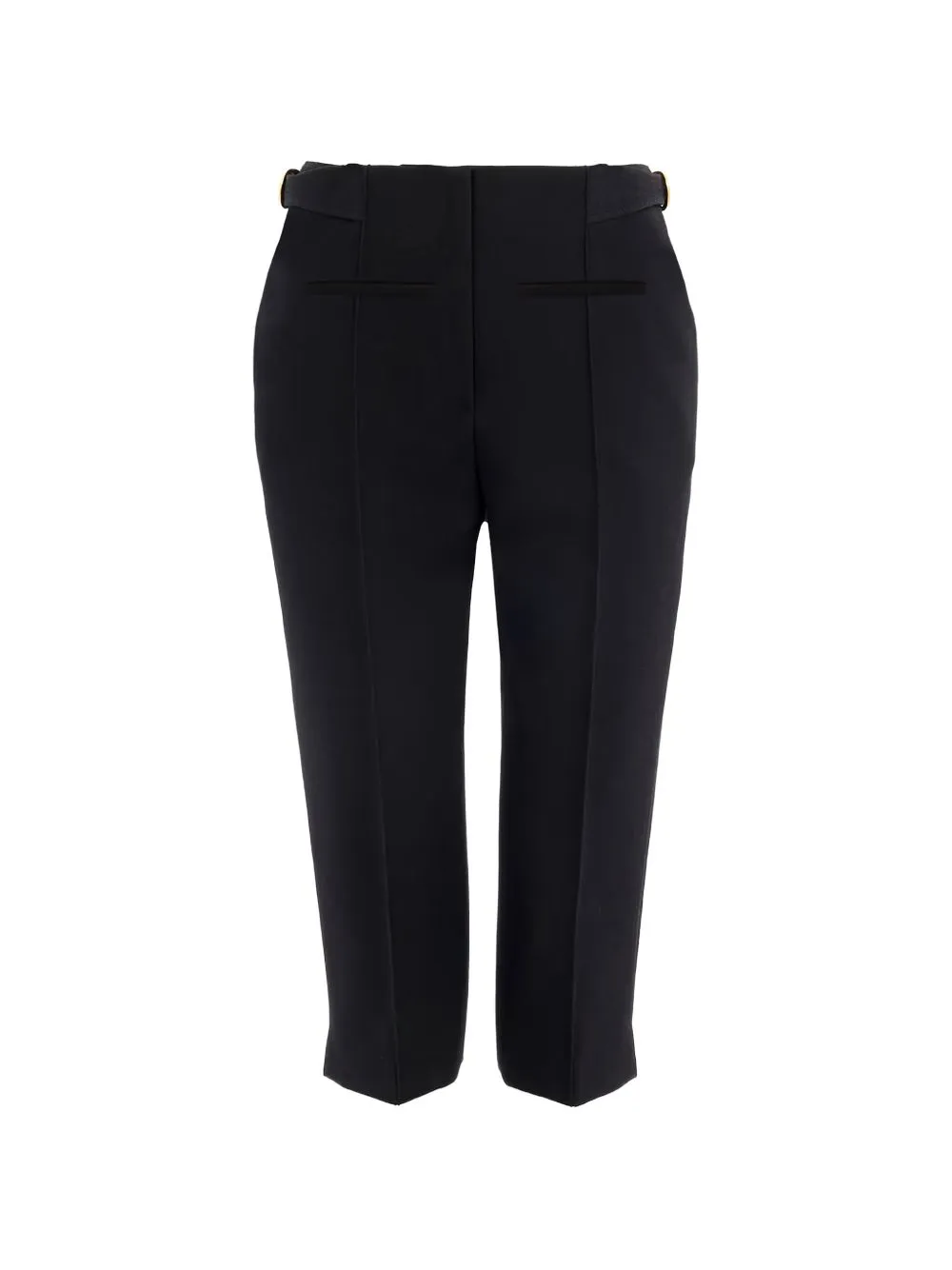 BLACK CAPRI PANTS GOLD BUCKLES sold by Lord & Taylor product image thumbnail 2