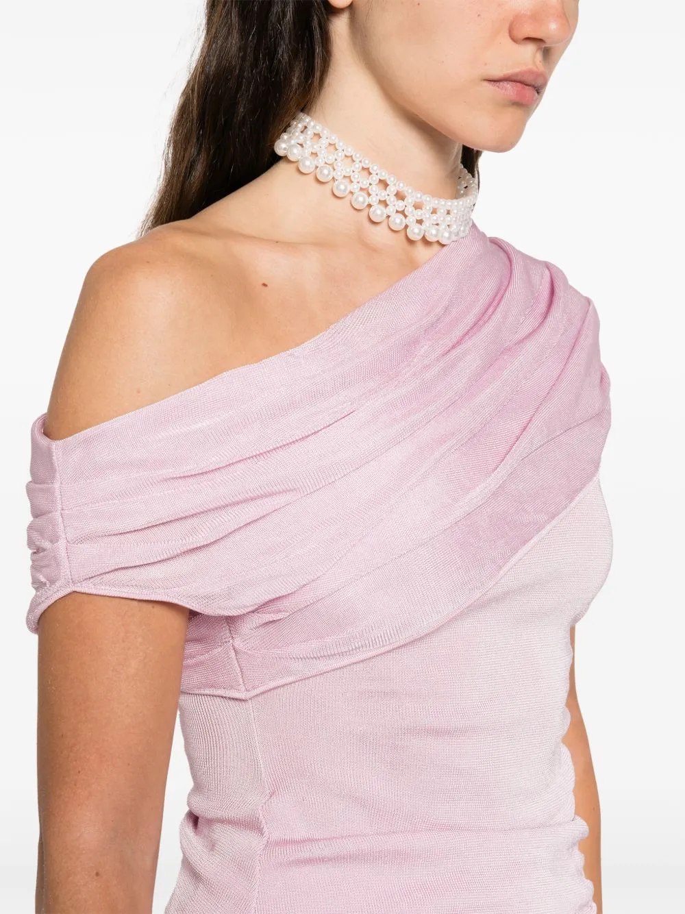 PINK MIDI DRESS COMBI PLEATED SKIRT DETAIL sold by Lord & Taylor product image thumbnail 4