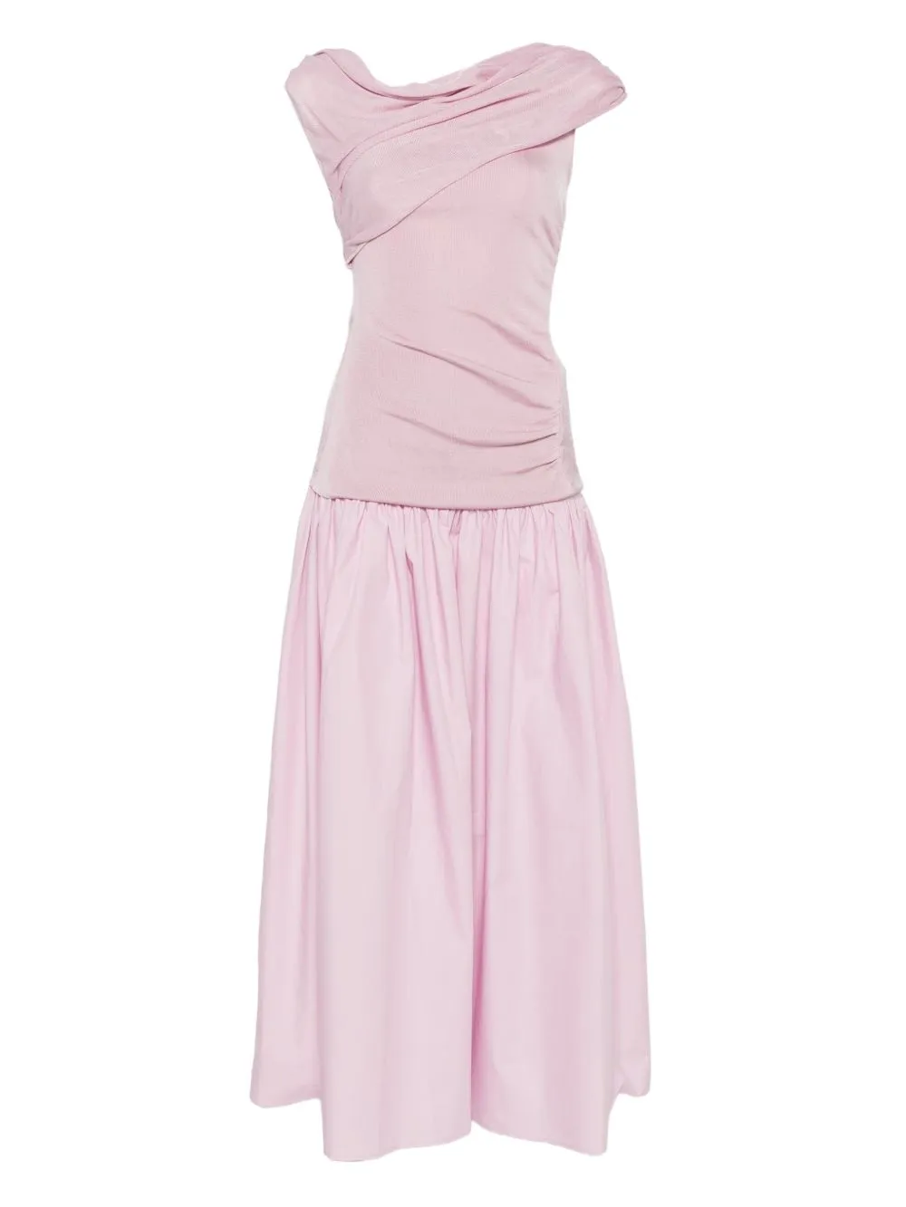 PINK MIDI DRESS COMBI PLEATED SKIRT DETAIL sold by Lord & Taylor