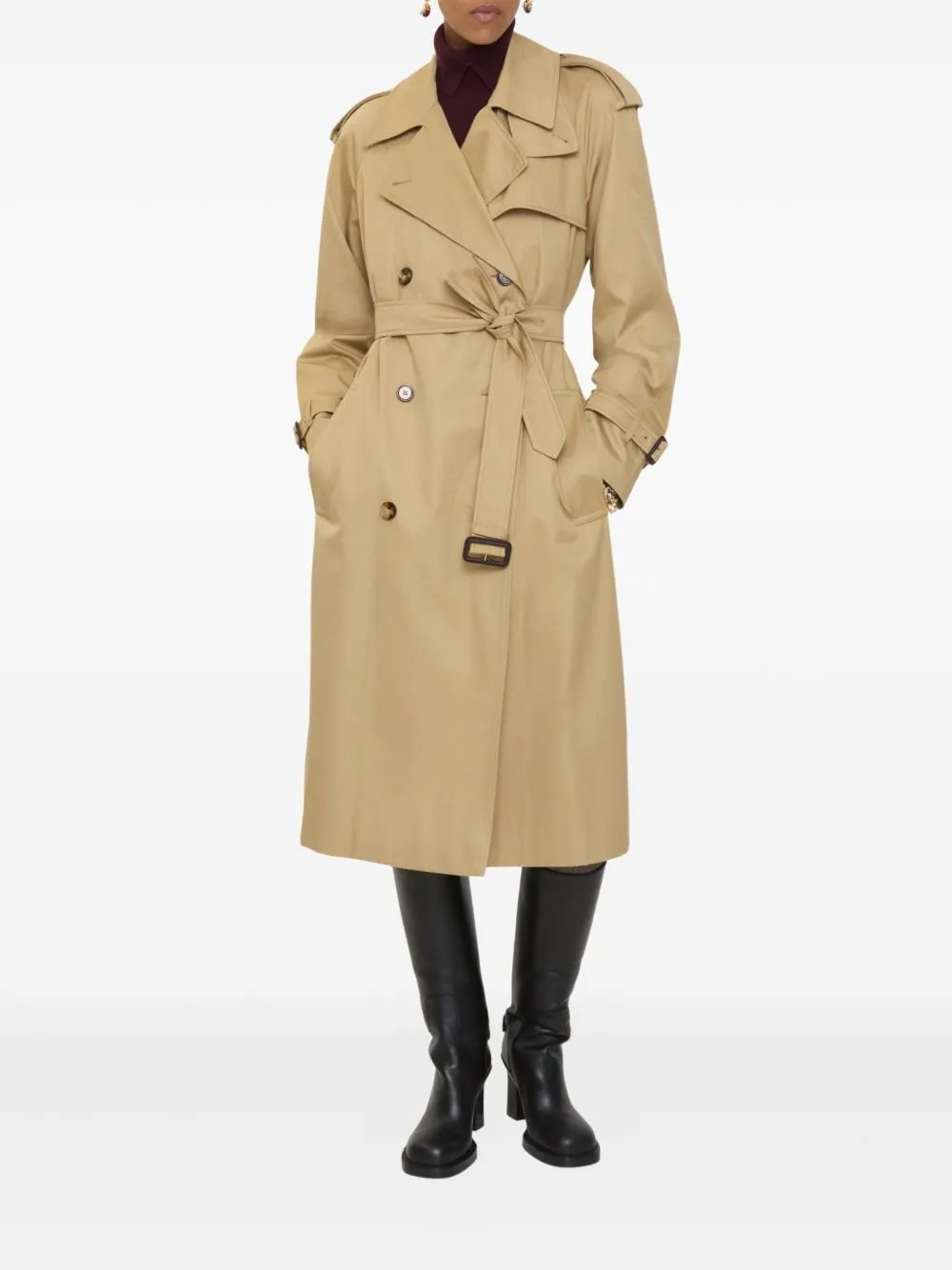 BEIGE CASTLEFORD TRENCH COAT sold by Lord & Taylor product image thumbnail 2