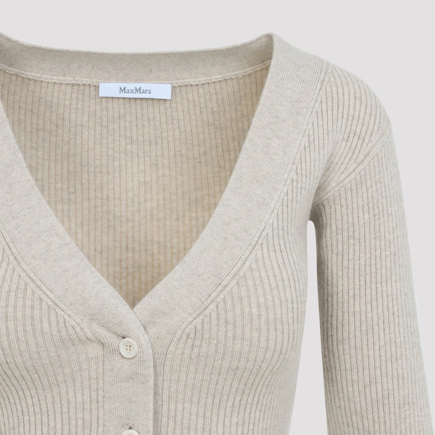 BEIGE GIOIOSA WOOL CARDIGAN sold by Lord & Taylor product image thumbnail 4