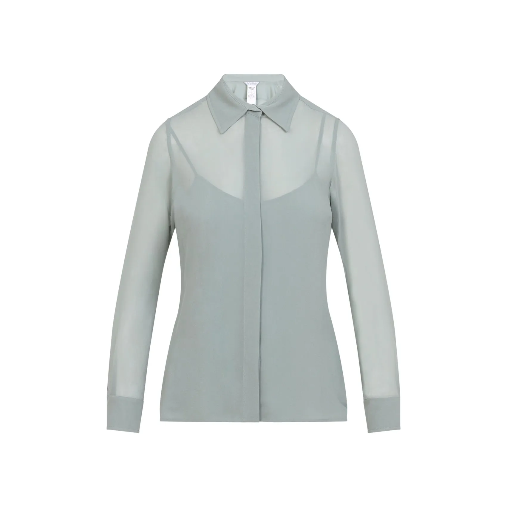LIGHT GREEN GOLFO SILK SHIRT sold by Lord & Taylor